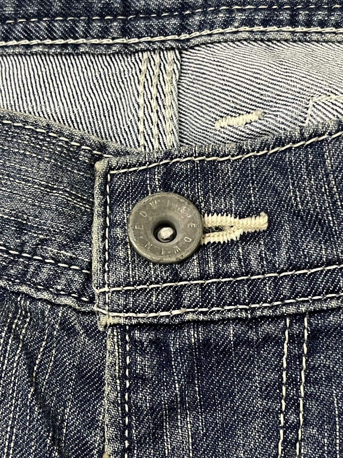 Edwin Edwin 503 Blue Trip Buckle Back Denim Size US 34 / EU 50 - 6 Thumbnail