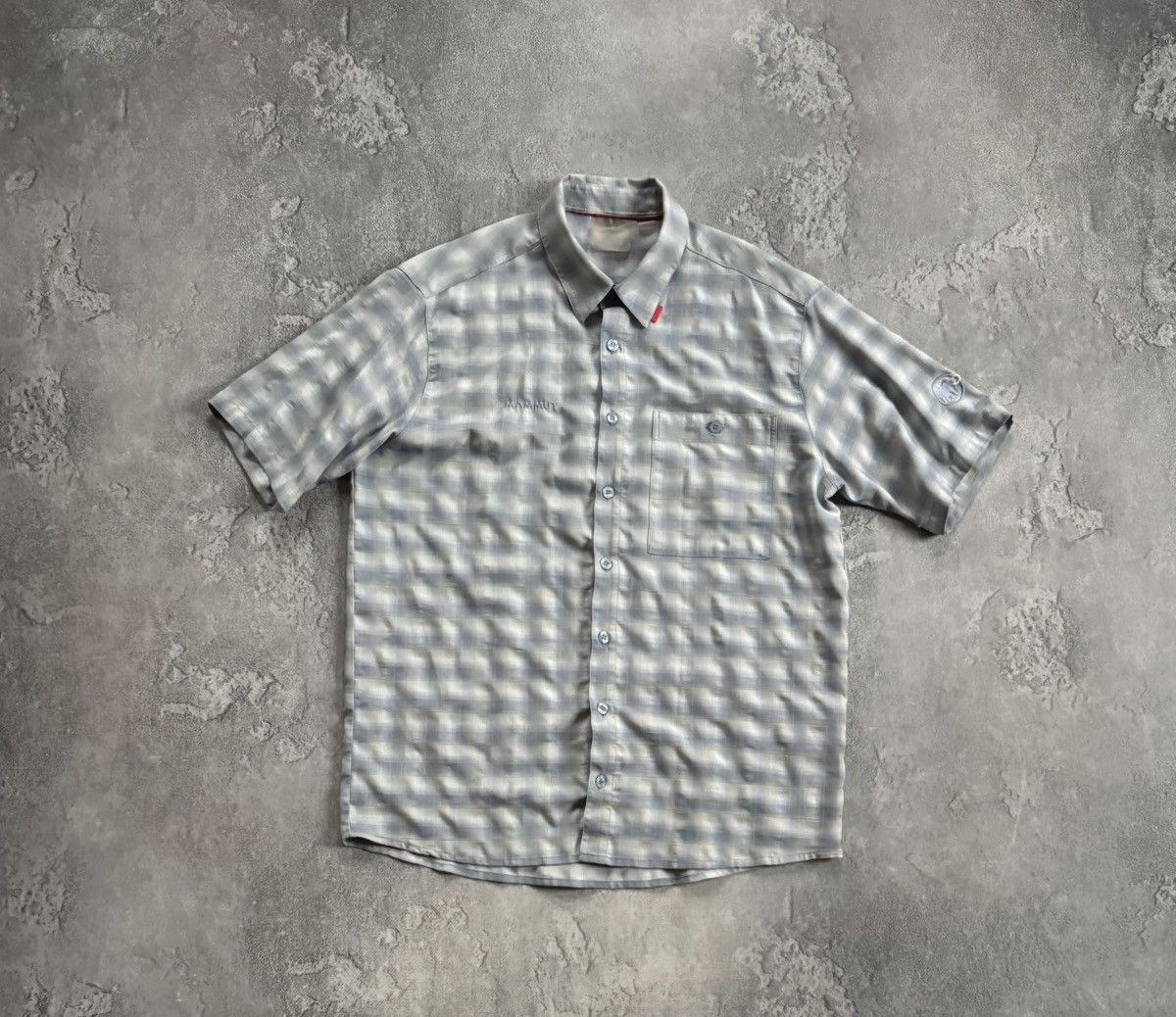 Mammut Mammut L button up Chekered shirt short sleeve outdoor Size US L / EU 52-54 / 3 - 6 Thumbnail