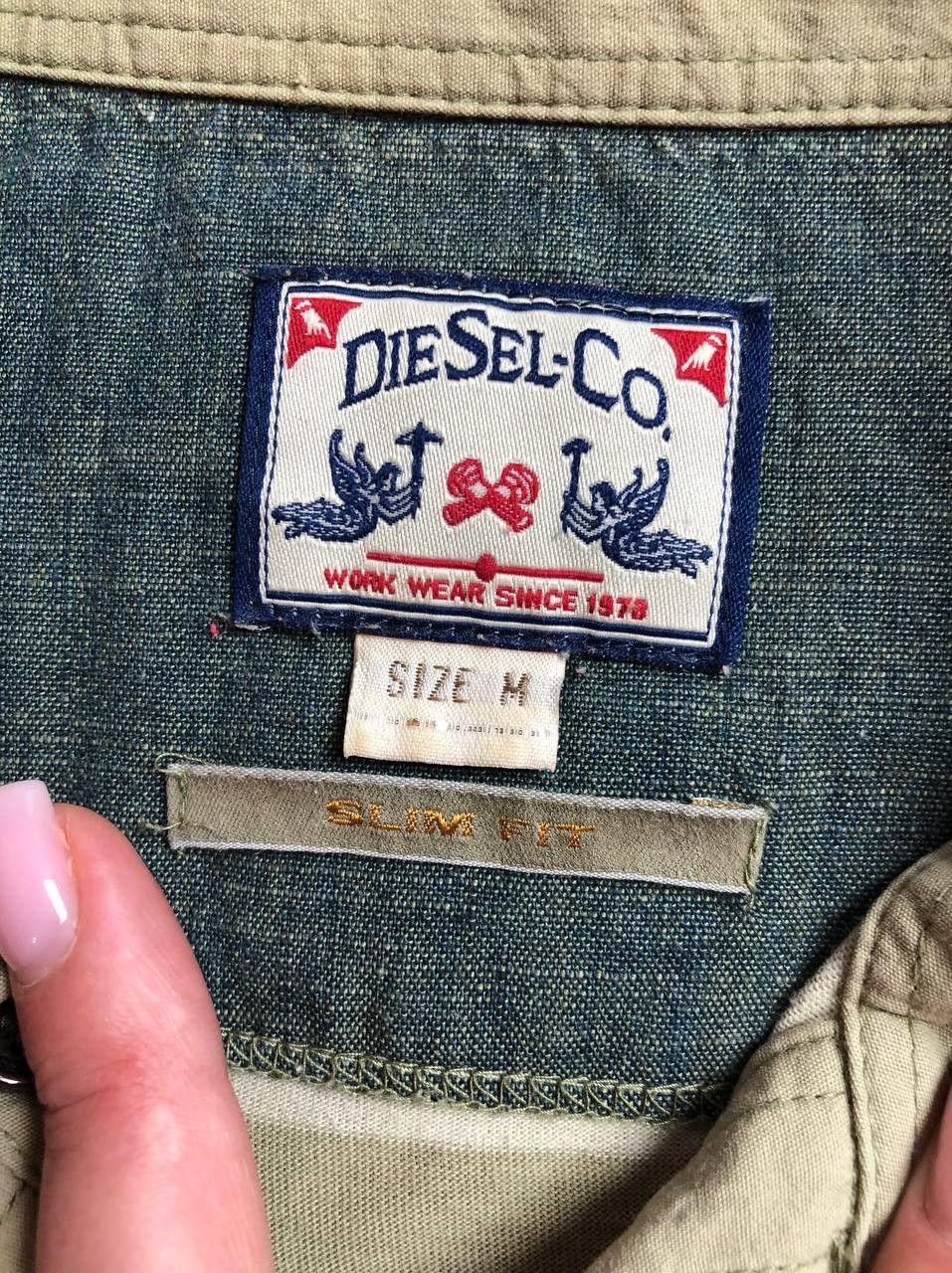 Diesel × Vintage Vintage Y2K Diesel Wash Logo T-shirt Size US M / EU 48-50 / 2 - 6 Thumbnail