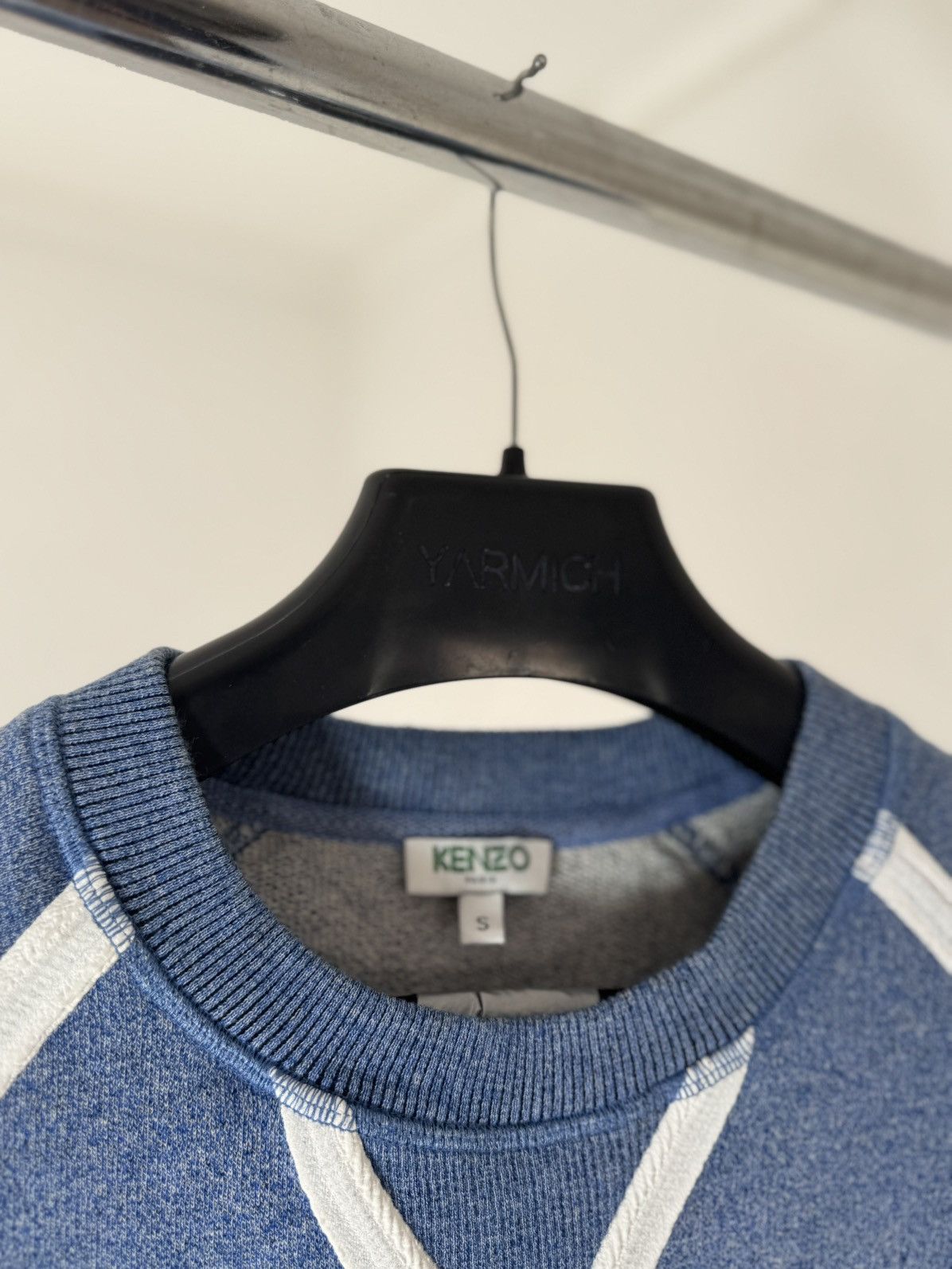 Kenzo Vintage Kenzo Paris Blue Sweatshirt Small Size US S / EU 44-46 / 1 - 4 Thumbnail