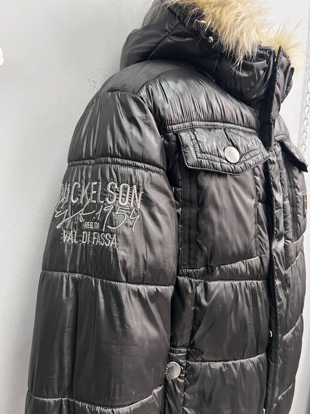 Hysteric Glamour Vintage Puffer Jacket Fur Hood Black Winter if six was nine Size US L / EU 52-54 / 3 - 6 Thumbnail