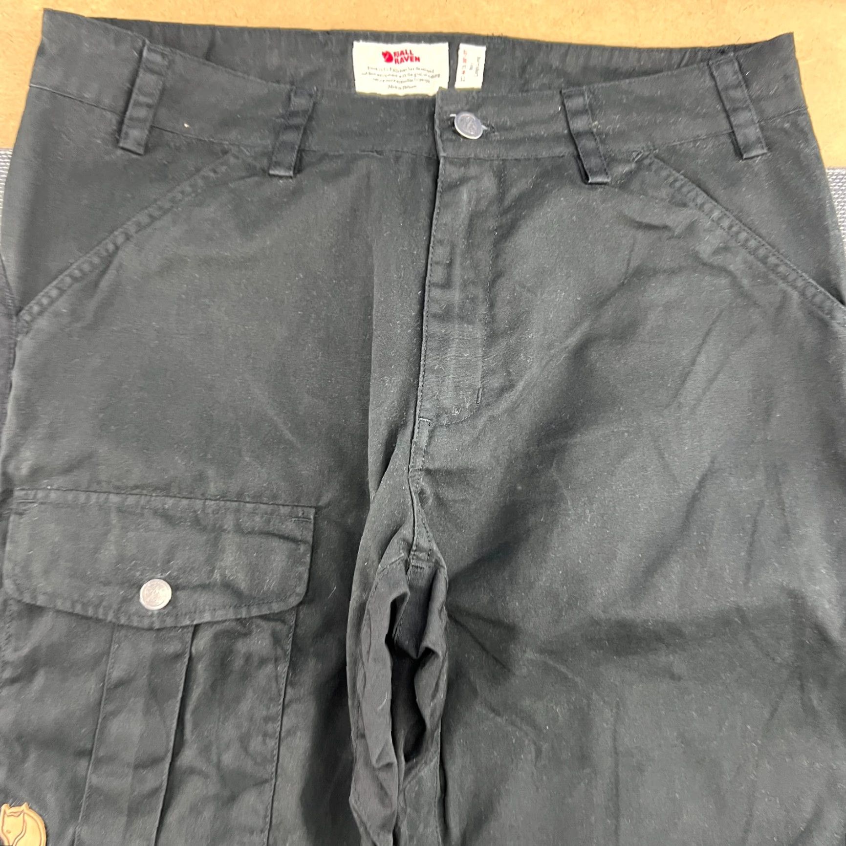 Vintage Fjällräven Niis Trousers Mens Pants Size EU 46 Black G-1000 Outdoor Track Pants Mens Size US 30 / EU 46 - 7 Thumbnail