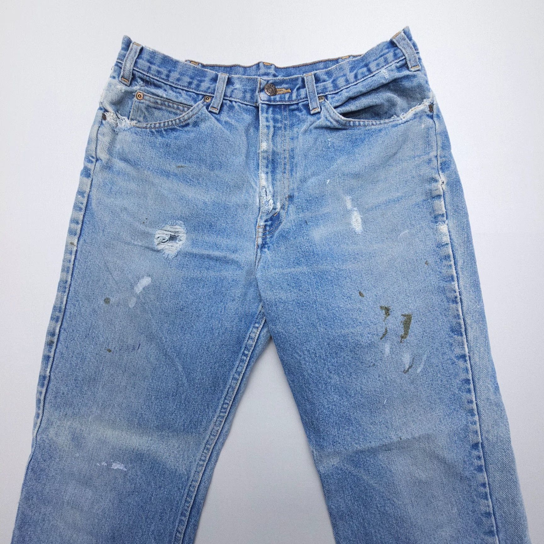 JCPenney VTG JCPenney Plain Pockets Jeans Mens 31 x 29 Bootcut 5-Pocket Denim Blue 90s 80s USA Regular Mens Size US 31 - 4 Thumbnail