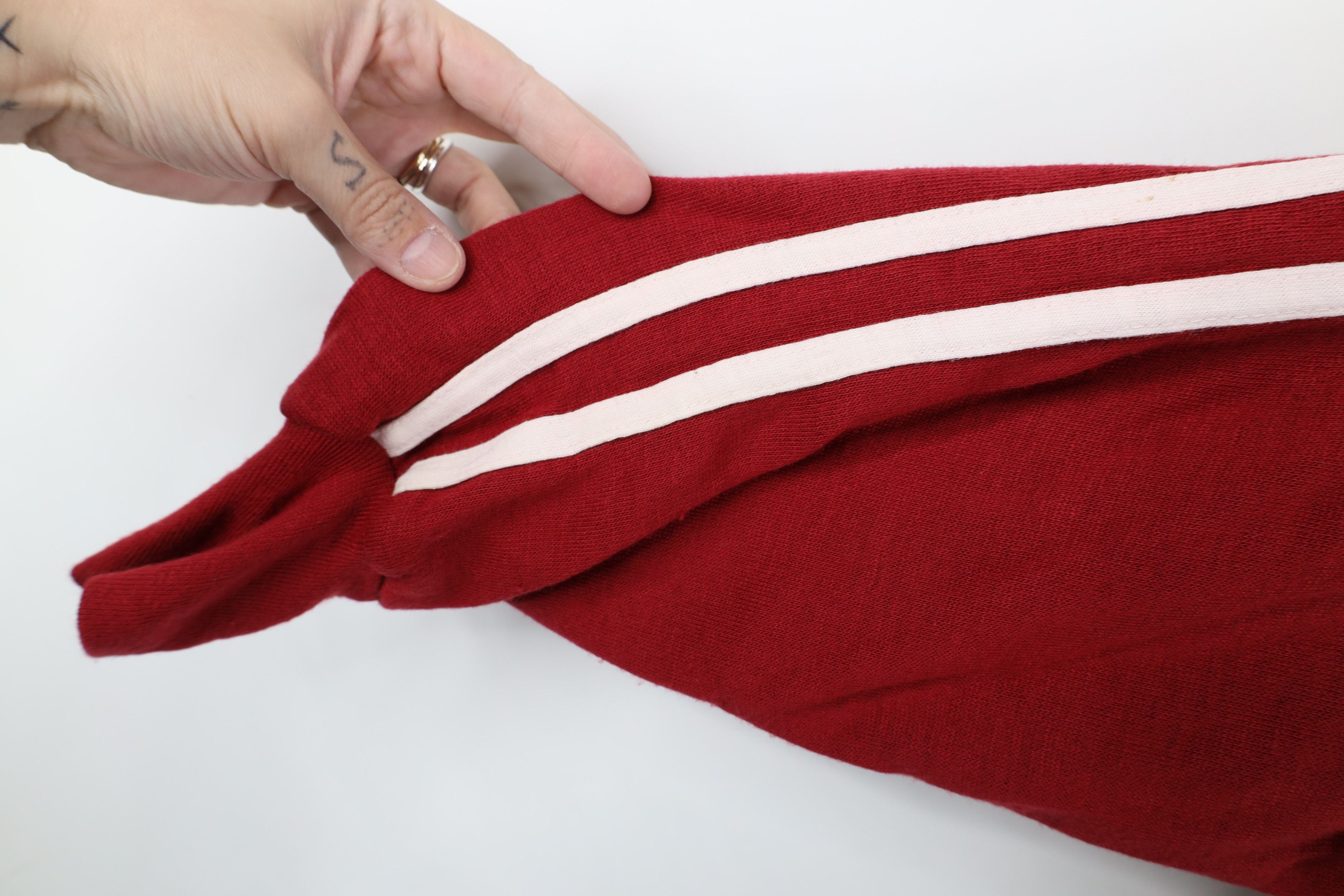 Wrangler Vintage 70s Wrangler Knit Warm Up Track Jacket Red USA Size US XL / EU 56 / 4 - 4 Thumbnail