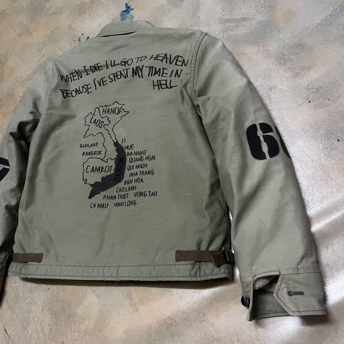 N.Hoolywood N. Hoolywood Sun Faded Military Style Jacket Size US S / EU 44-46 / 1 - 7 Thumbnail