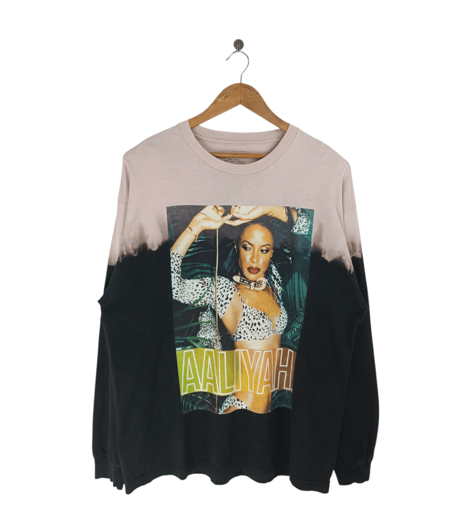 Rap Tees VINTAGE AALIYAH TIE DYE 2 TONE TEE left eye biggie tupac Size US XL / EU 56 / 4 - 1 Thumbnail