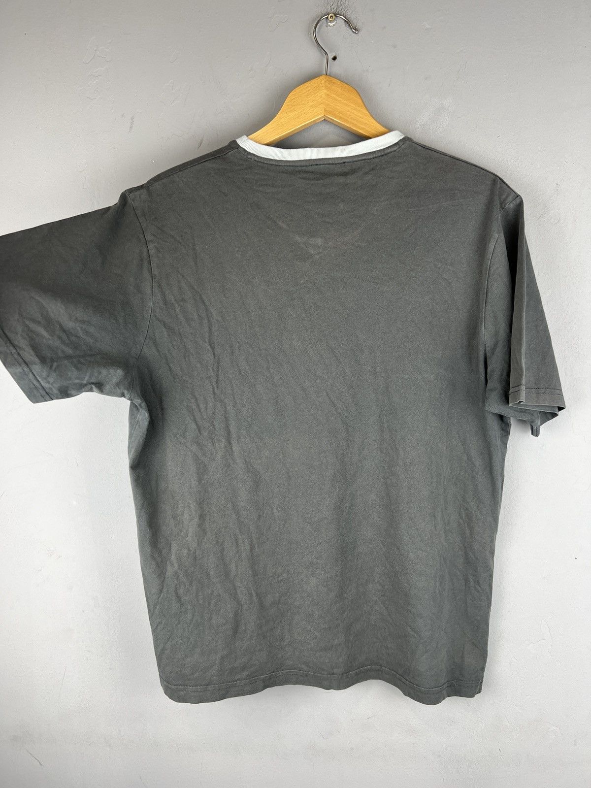 Vintage × Yves Saint Laurent Vintage Ysl Yves Saint Laurent Striped V Neck T Shirt Size US M / EU 48-50 / 2 - 9 Thumbnail