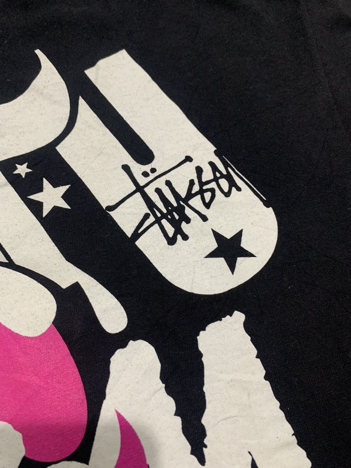 Stussy Vintage Y2K STUSSY Big Logo Graffiti Script T-Shirt Size US XL / EU 56 / 4 - 7 Thumbnail