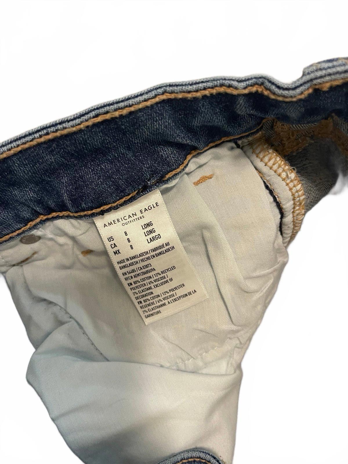 American Eagle Outfitters American Eagle Women’s Hi-Rise Skinny Kick sz 8 Long Size 29" - 2 Thumbnail