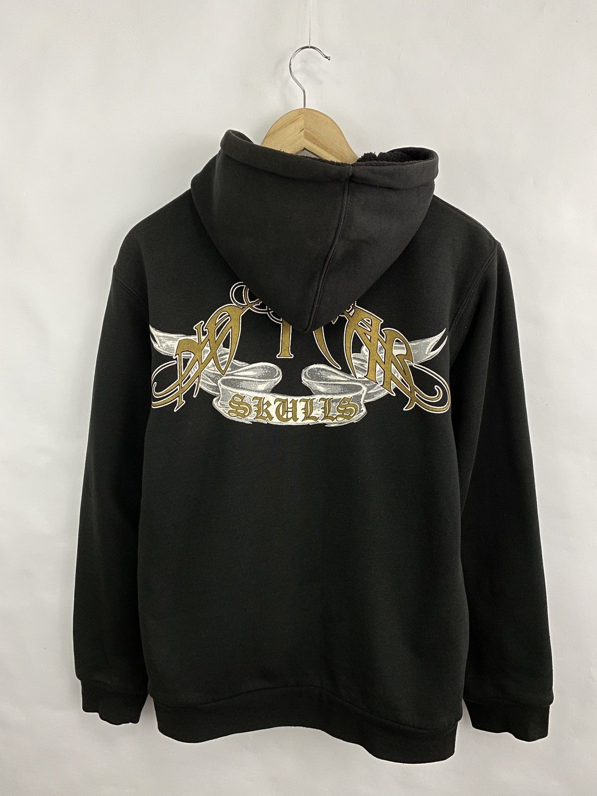 No Fear 💀 Vintage Y2K No Fear Skull Bones Affliction Zip Up Hoodie Size US M / EU 48-50 / 2 - 9 Thumbnail