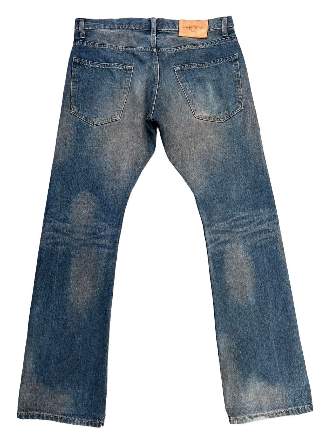 If Six Was Nine × Japanese Brand × Le Grande Bleu (L.G.B.) EVERY DENIM Japan Mud Washed Denim Flare Jeans Size US 34 / EU 50 - 2 Thumbnail