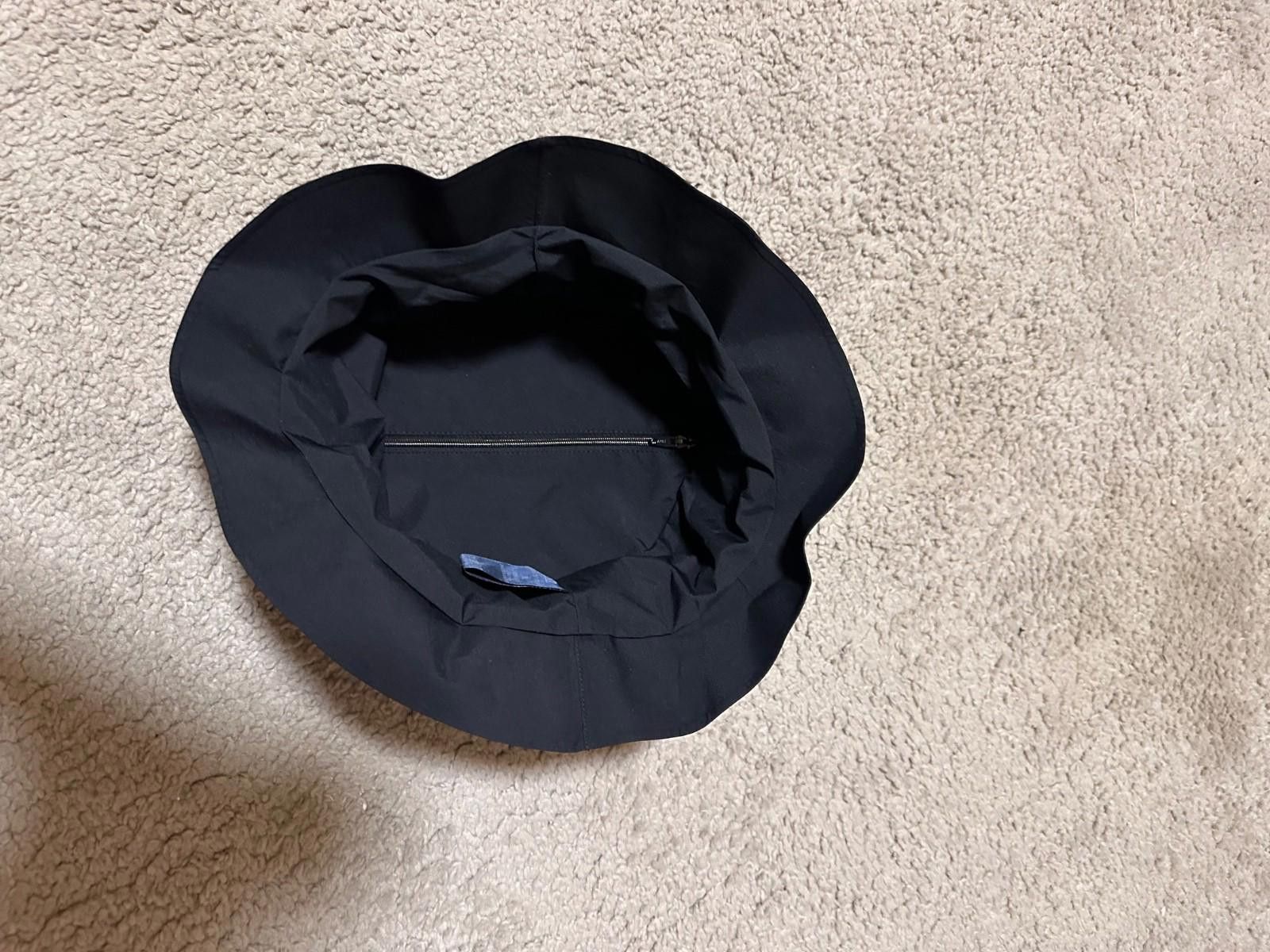 Herno Herno Black Laminar Hat Panama Sz 58 Size ONE SIZE - 5 Thumbnail
