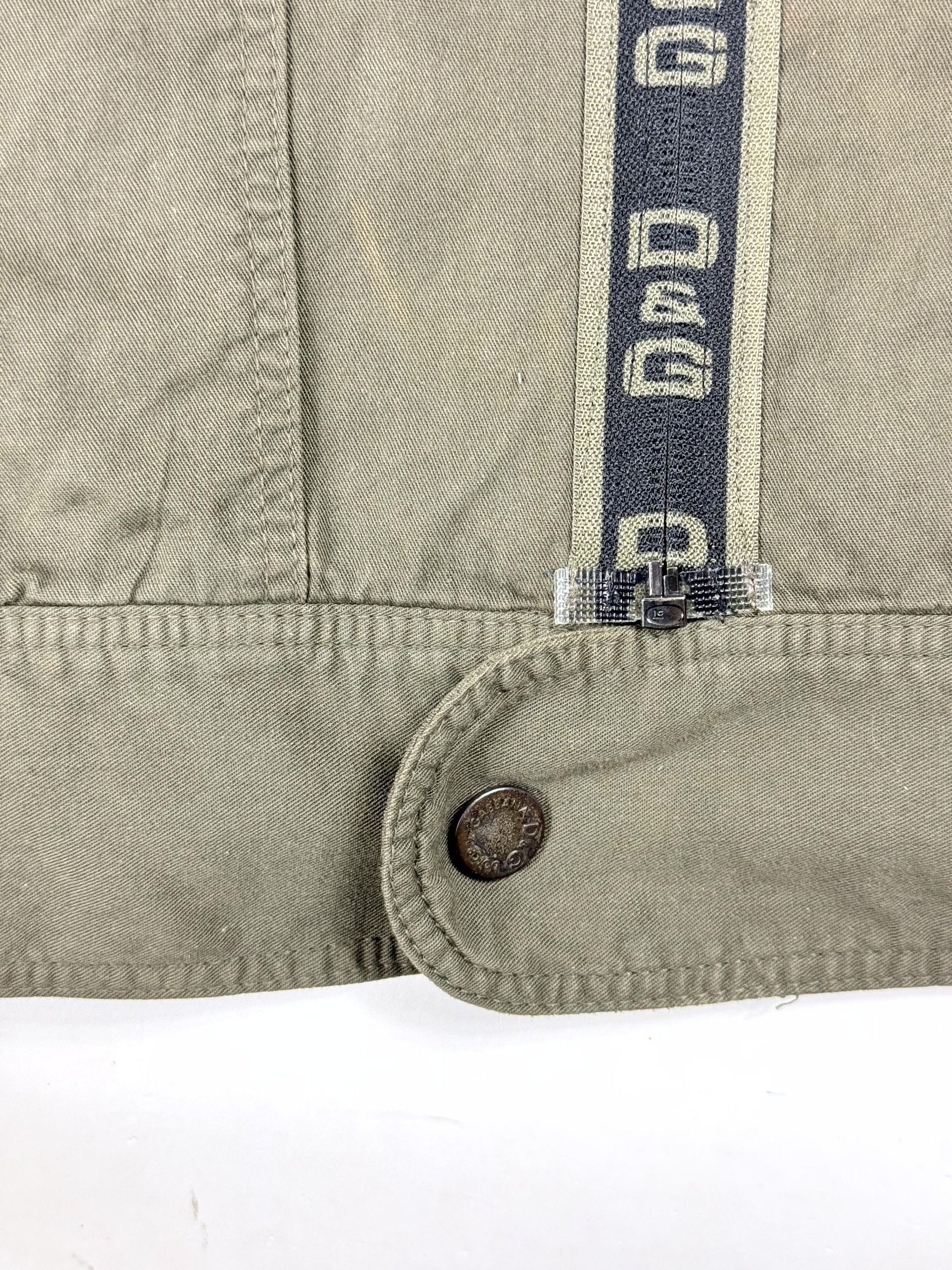 Dolce & Gabbana Dolce&Gabbana Zipper Logo Army Green Military Utility Jacket Size US L / EU 52-54 / 3 - 8 Thumbnail
