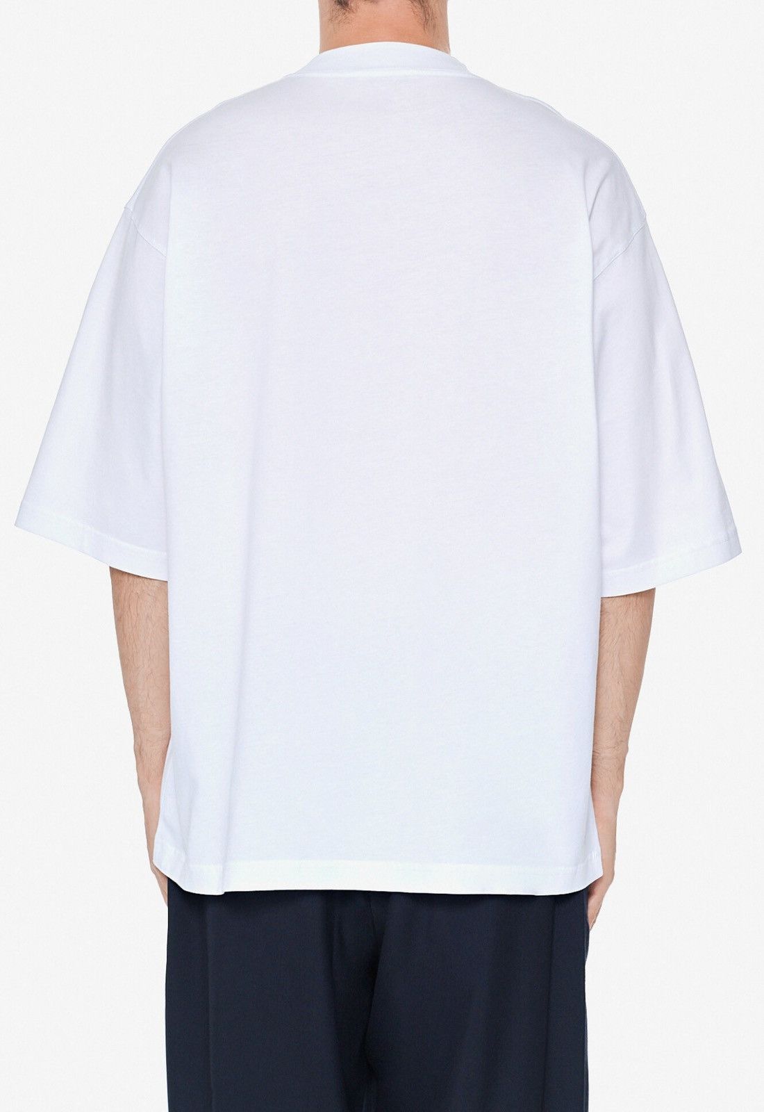 Marni Last Size Marni Logo Oversized White T-Shirt Size US L / EU 52-54 / 3 - 2 Thumbnail