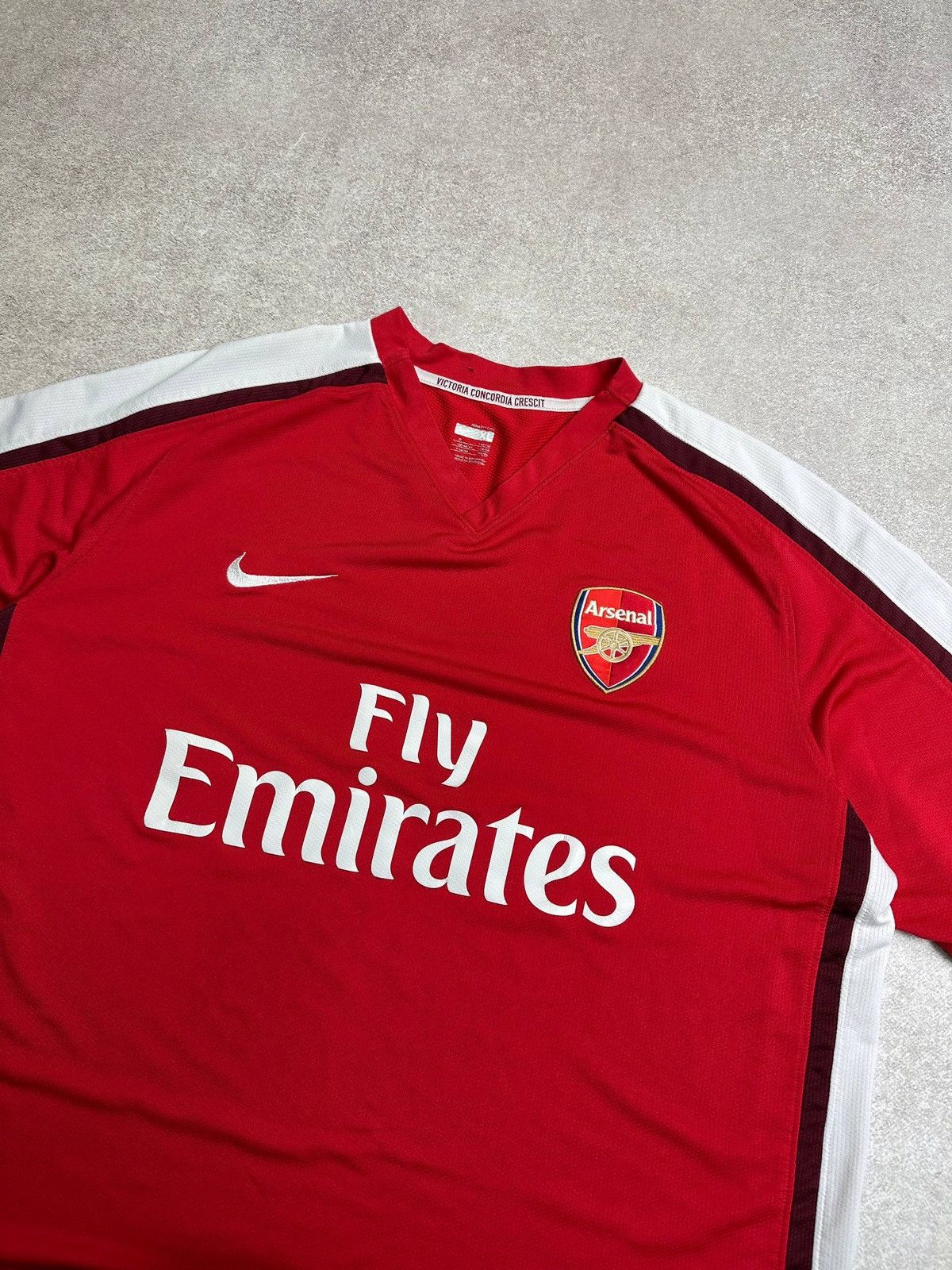 Nike Vintage 2008-2010 Nike Arsenal FC Home T-shirt Blockcore XL Size US XL / EU 56 / 4 - 5 Thumbnail