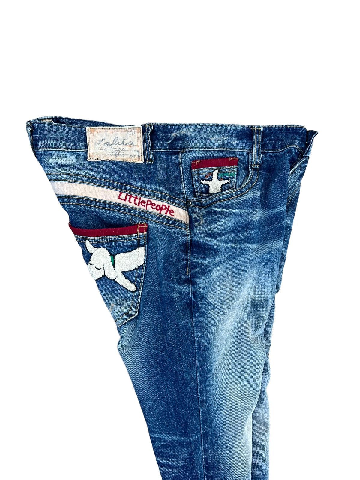 Japanese Brand RARE! Yoshitomo Nara Lolita Vintage Denim Jeans Size US 32 / EU 48 - 18 Thumbnail