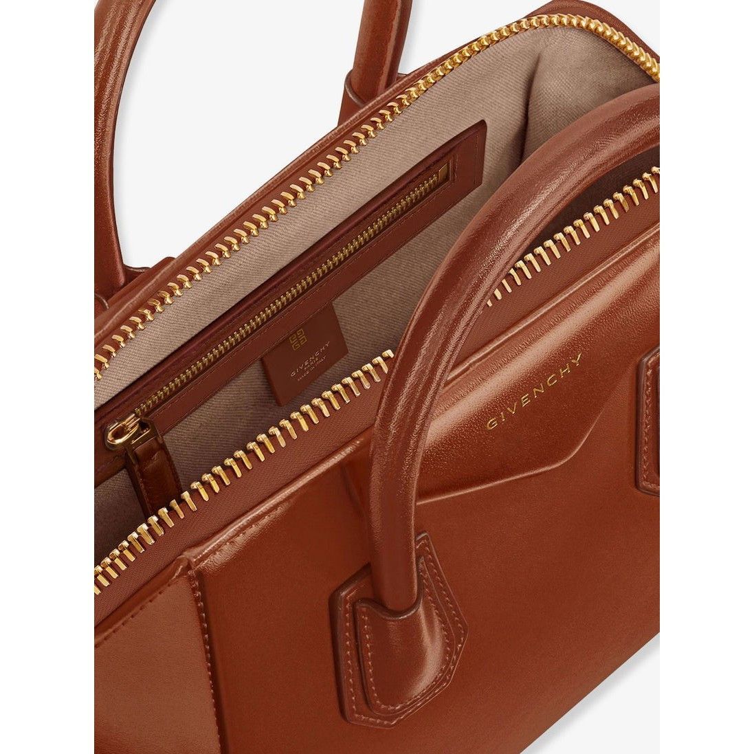 Givenchy GIVENCHY Antigona Mini Brown Leather Top Handle Bag New And Size ONE SIZE - 4 Thumbnail