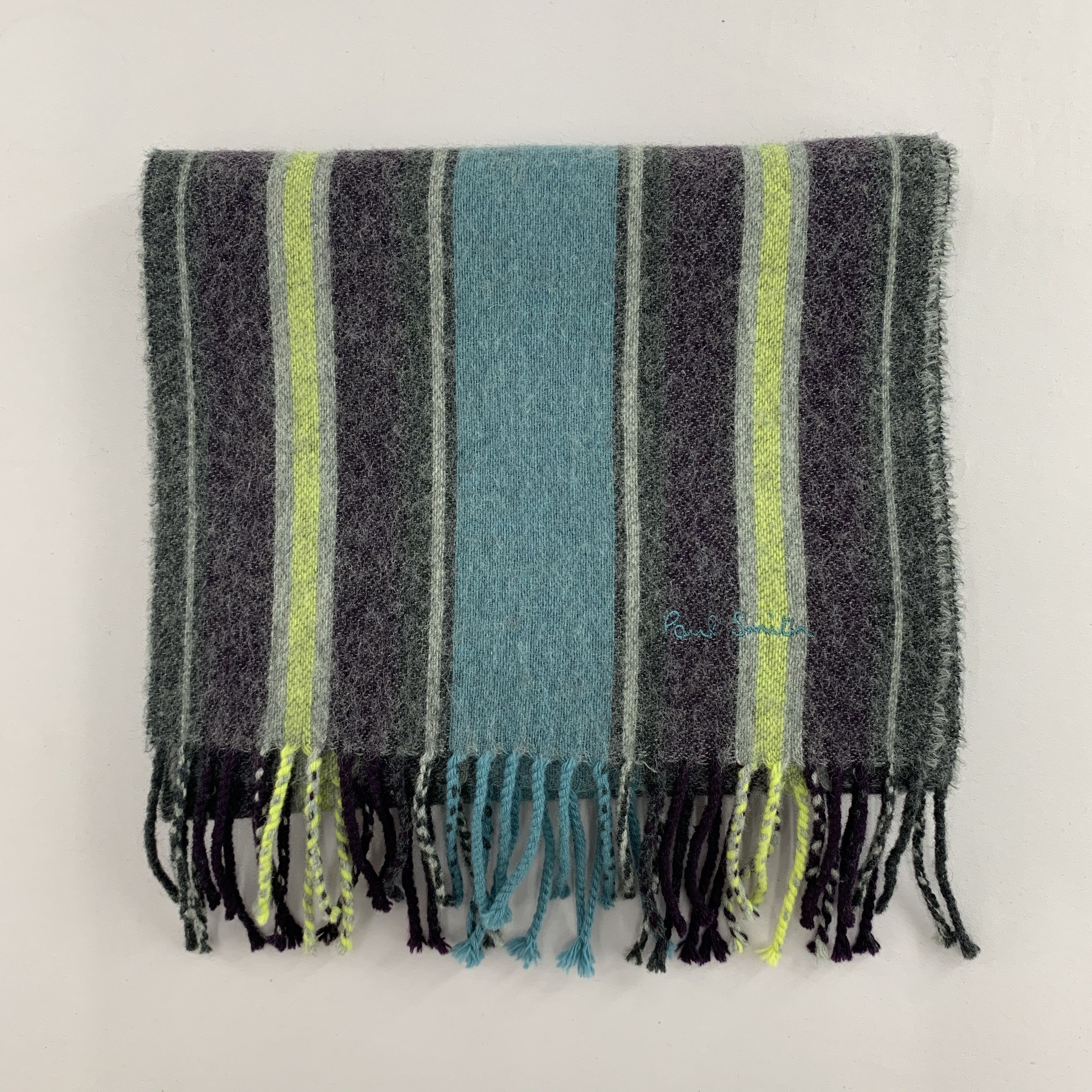 Paul Smith Paul Smith Scarf Wool Muffler Neck Wrap BL4368 Size ONE SIZE - 3 Thumbnail