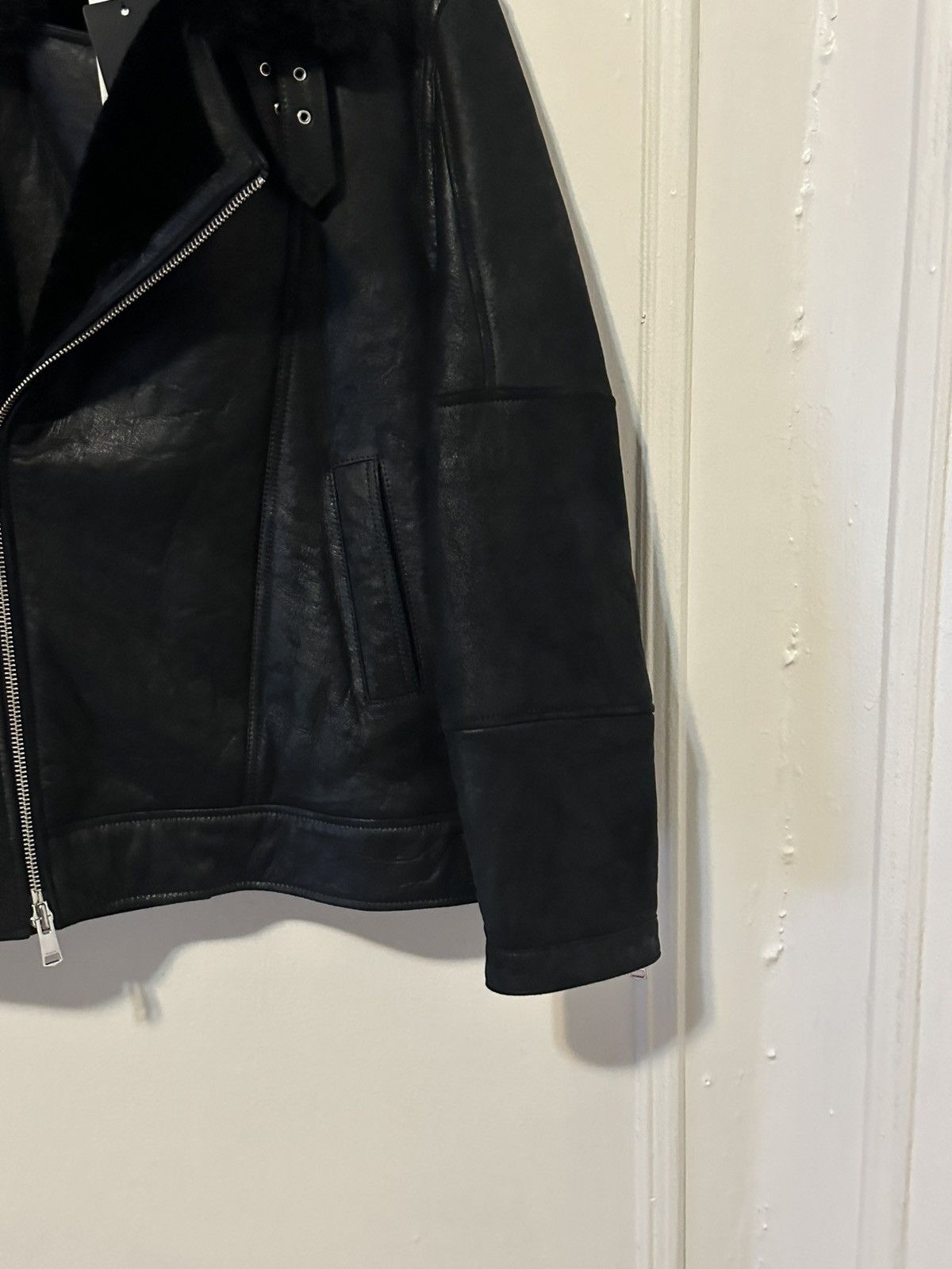 Reiss NWT men's leather Jacket Size US L / EU 52-54 / 3 - 4 Thumbnail