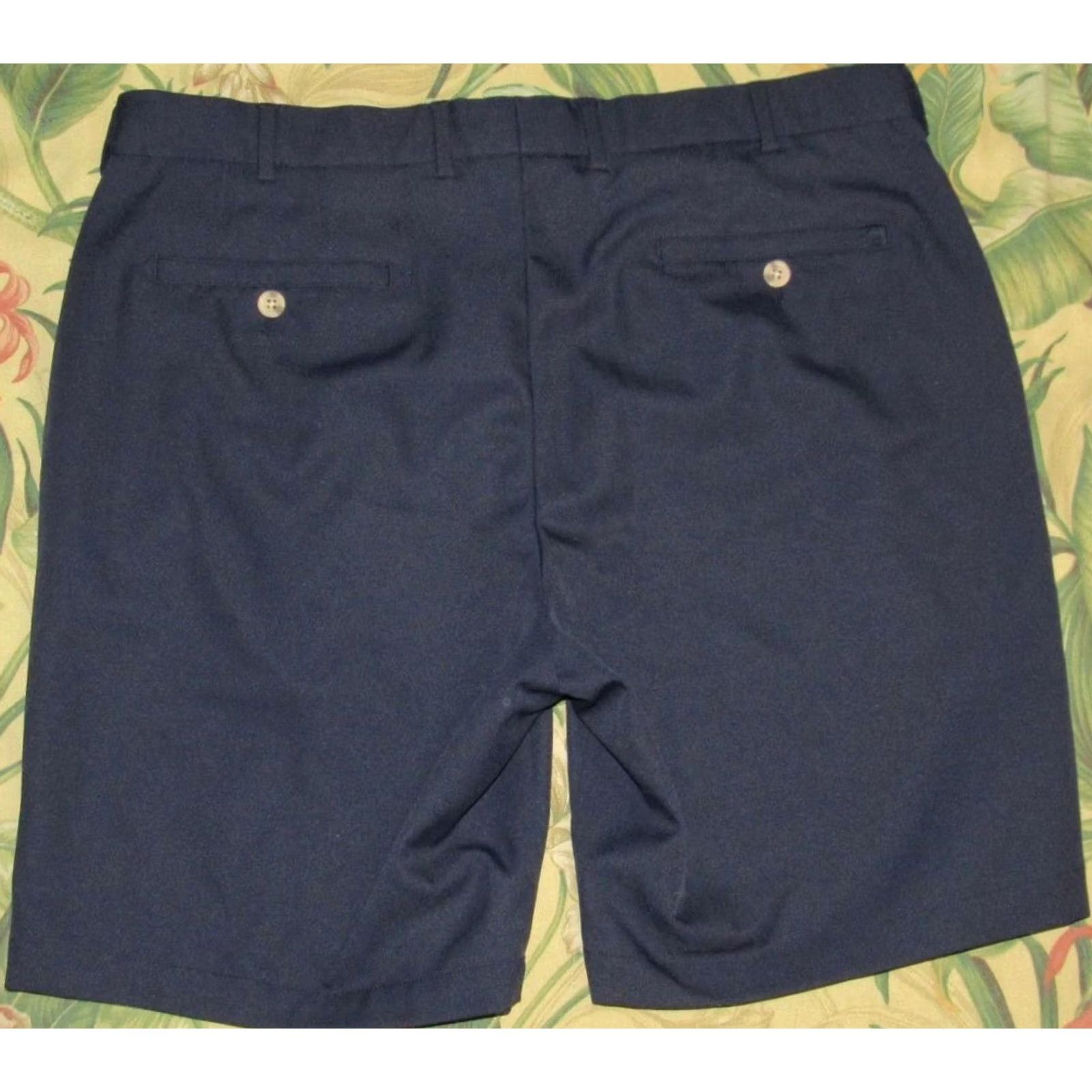 Peter Millar PETER MILLAR Navy Blue 9" Salem Performance Chino Shorts 36 Mens Size US 36 / EU 52 - 3 Thumbnail