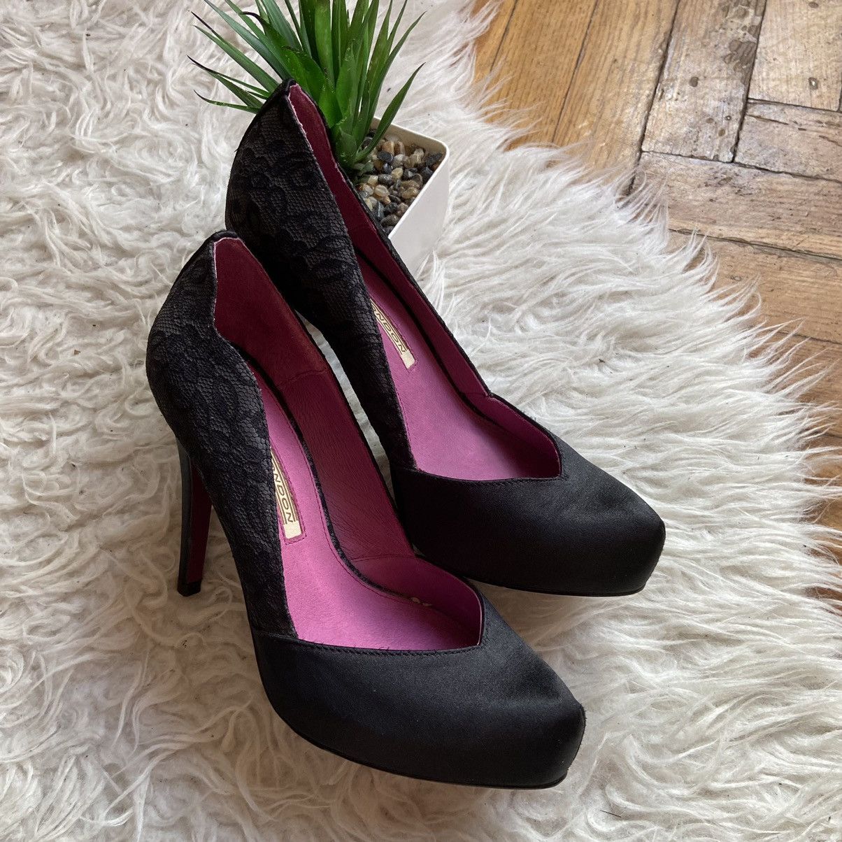 Buffalo London × New Rock × Vintage 📌 Vintage Cutie Buffalo London Y2K Heels Shoes Size US 7 / IT 37 - 2 Thumbnail