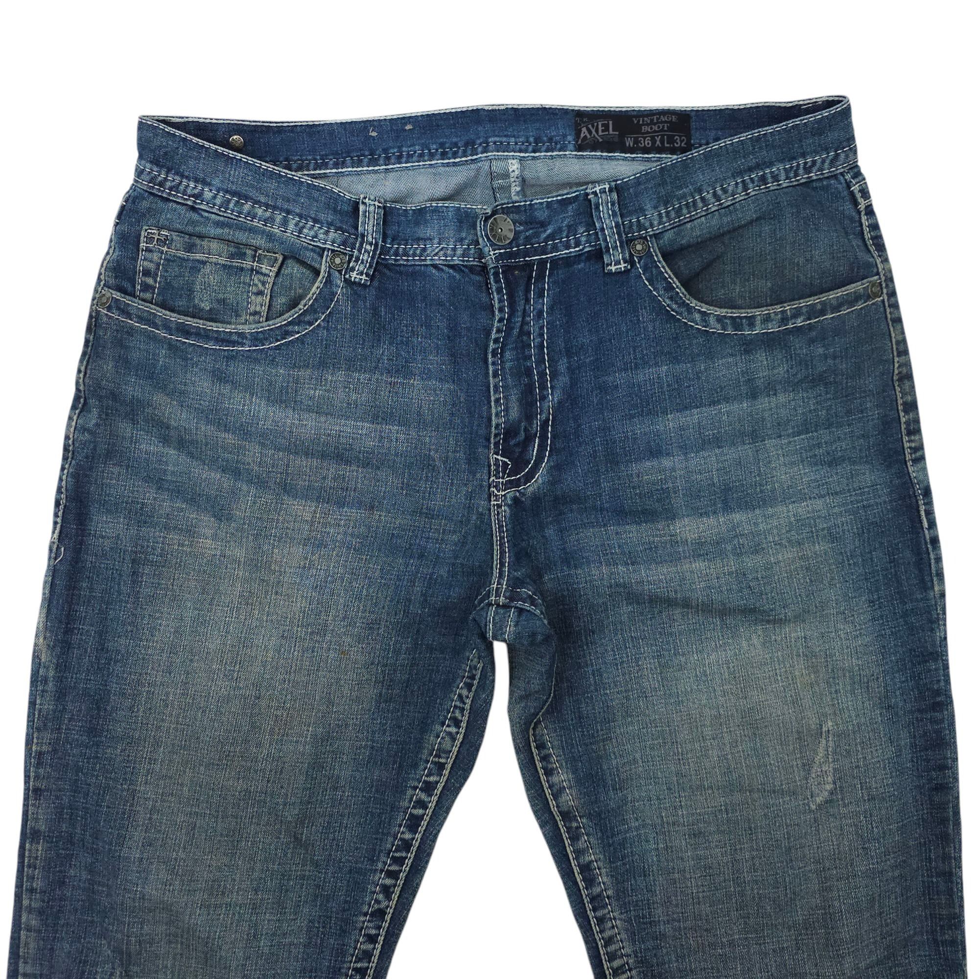 Other T K Axel Vintage Boot Cut Jeans Mens 36 x 30 Distressed Size US 36 / EU 52 - 9 Thumbnail