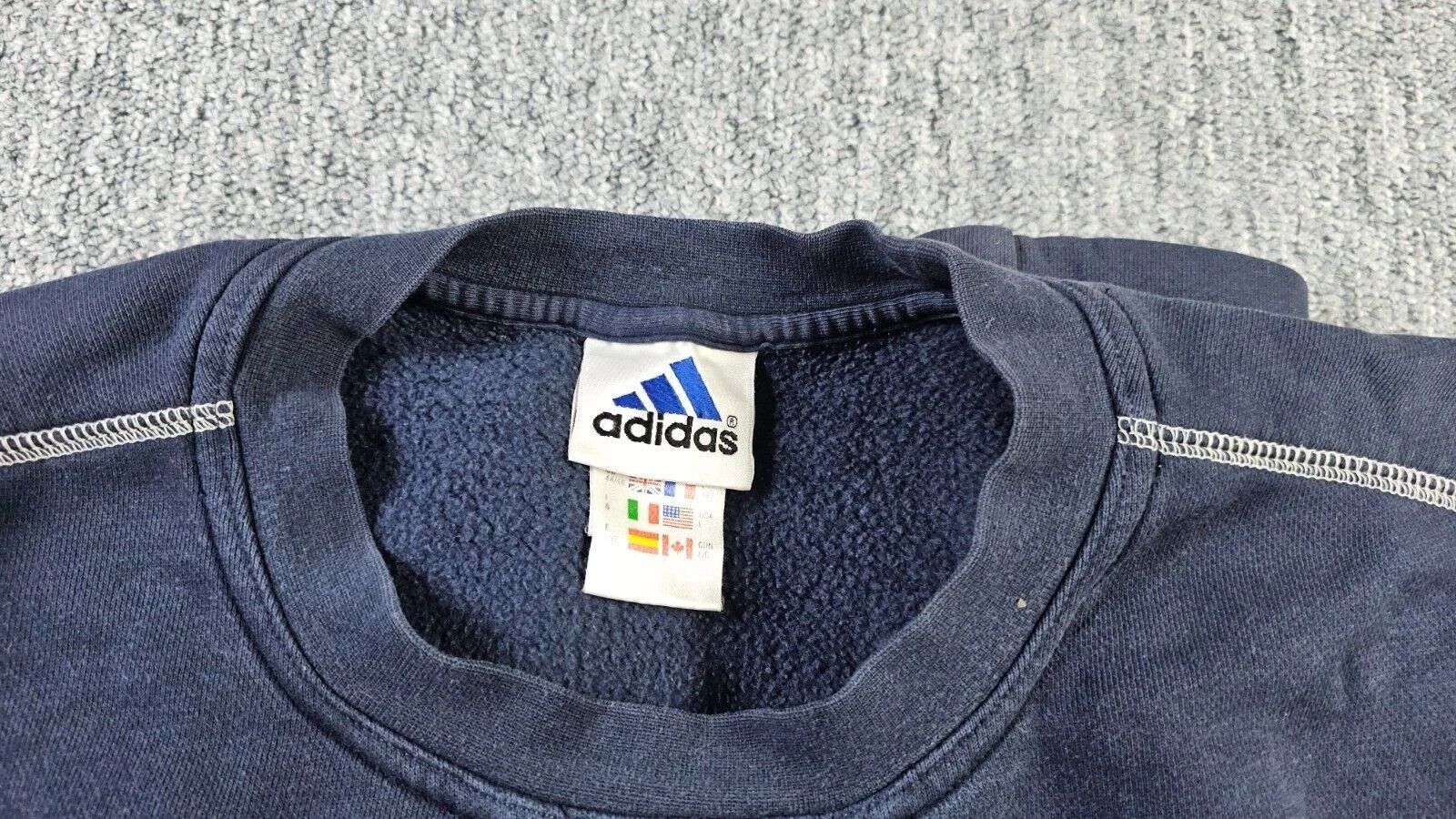 Adidas Adidas AAC Athletic Club Y2K Fleece Crewneck Blue Men L 2001 Size US L / EU 52-54 / 3 - 6 Thumbnail