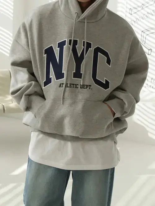 Aran Isles Knitwear NYC Graphic Gray Hoodie Size US L / EU 52-54 / 3 - 1 Thumbnail