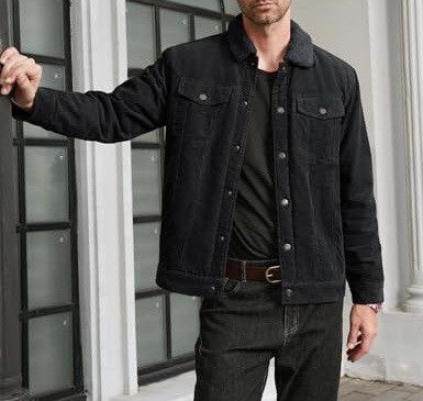 Zara Zara Velvet Lined Quilted Trucker Jacket With Sherpa Collar Size US M / EU 48-50 / 2 - 1 Thumbnail