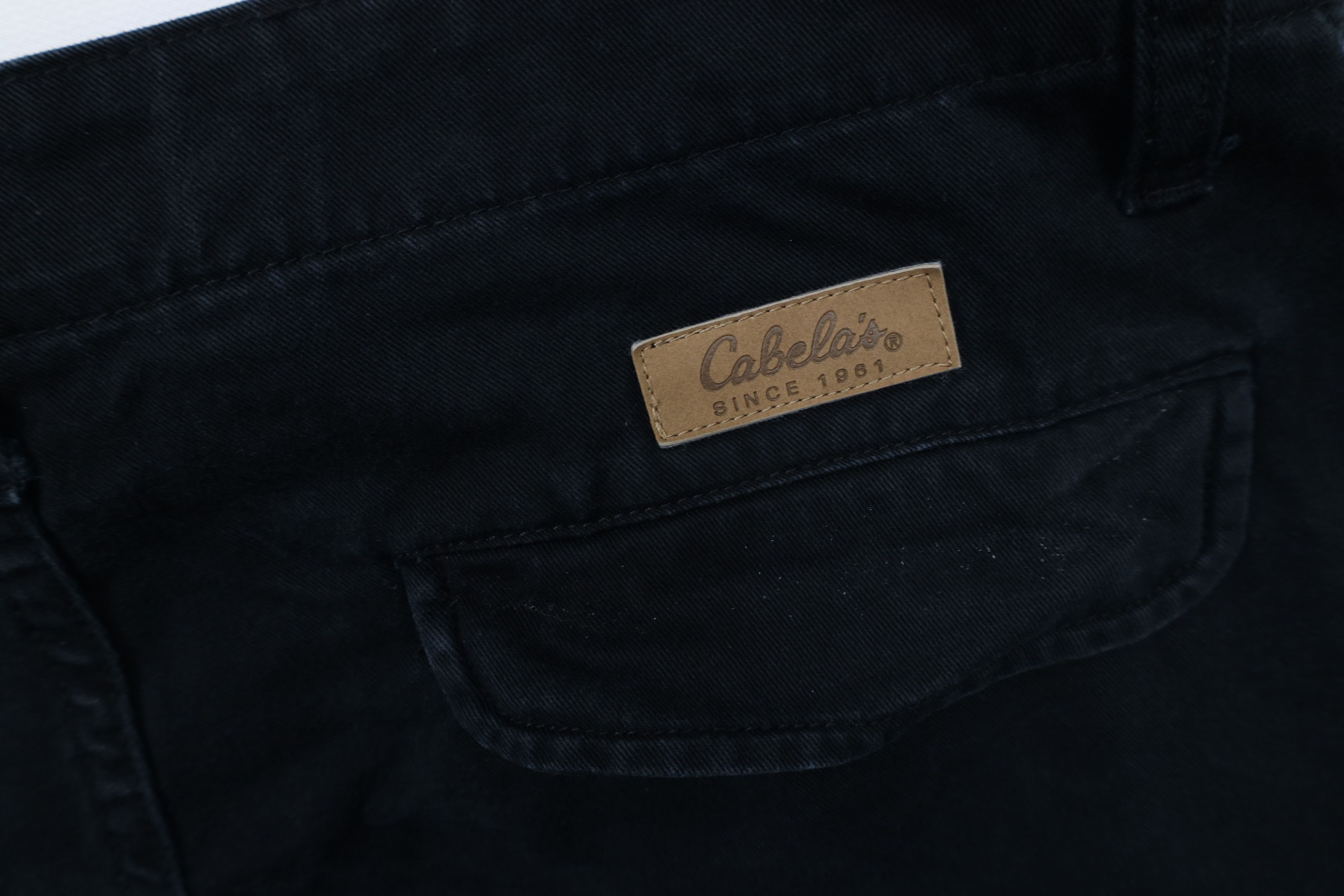 Cabelas Vintage Cabelas Heavyweight Cargo Shorts Black Cotton Size US 38 / EU 54 - 12 Thumbnail