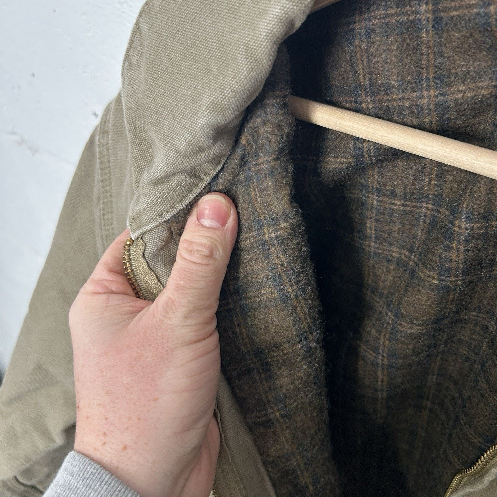 Carhartt Vintage Carhartt Blanket-Lined Detroit Jacket “Cottonwood” Size US XL / EU 56 / 4 - 15 Thumbnail