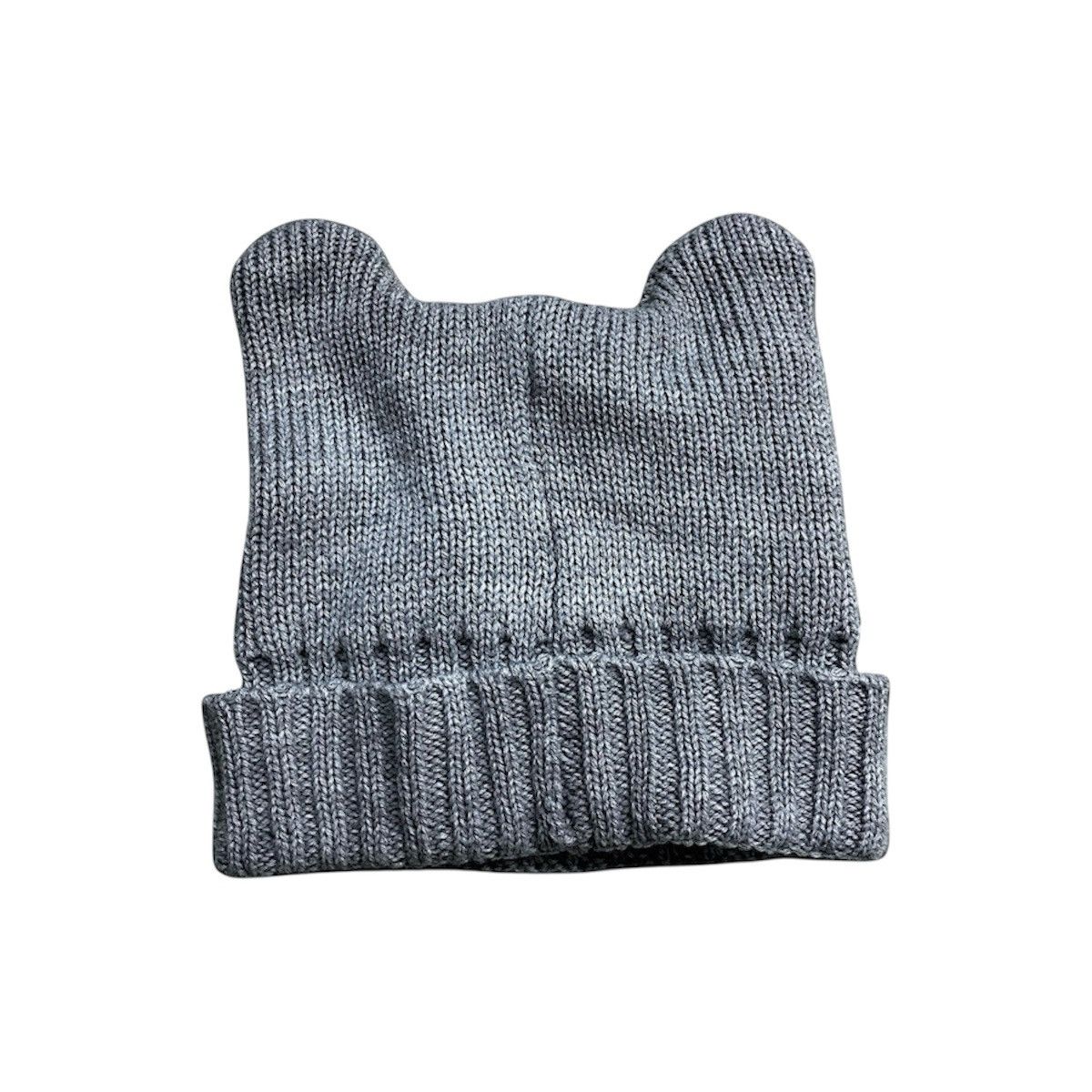 Ne-Net Ne-net Issey Miyake Grey Ear Beanie One Size Size ONE SIZE - 3 Thumbnail