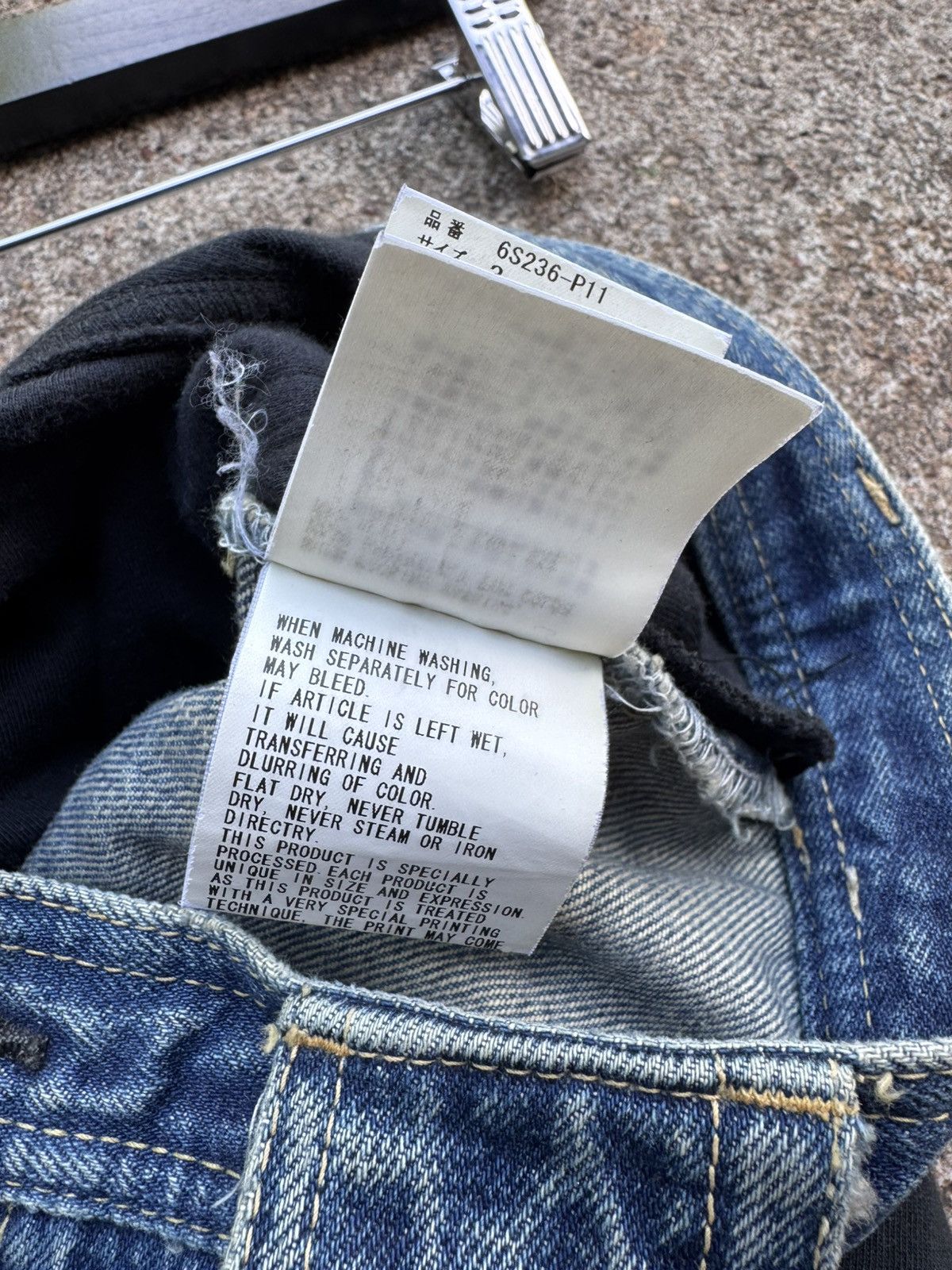 Undercover Undercover KLAUS “T” Hybrid Denim Size US 33 - 10 Thumbnail