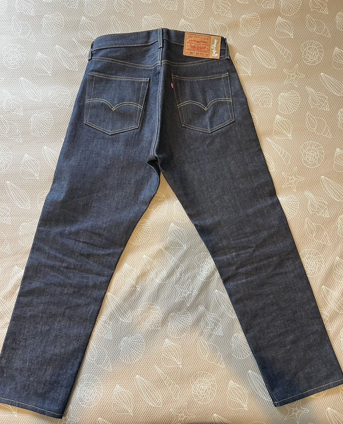 DENIM TEARS × Levi's Denim Tears x Levi’s Plain Jane Selvedge Raw 501s Size US 33 - 3 Thumbnail