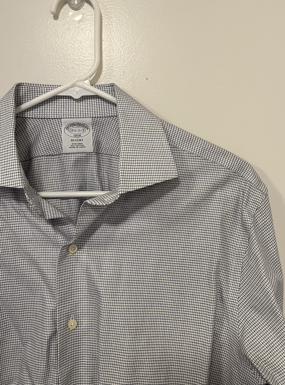 Brooks Brothers Brooks Brothers checkered shirt with spread collar Size US M / EU 48-50 / 2 - 2 Thumbnail