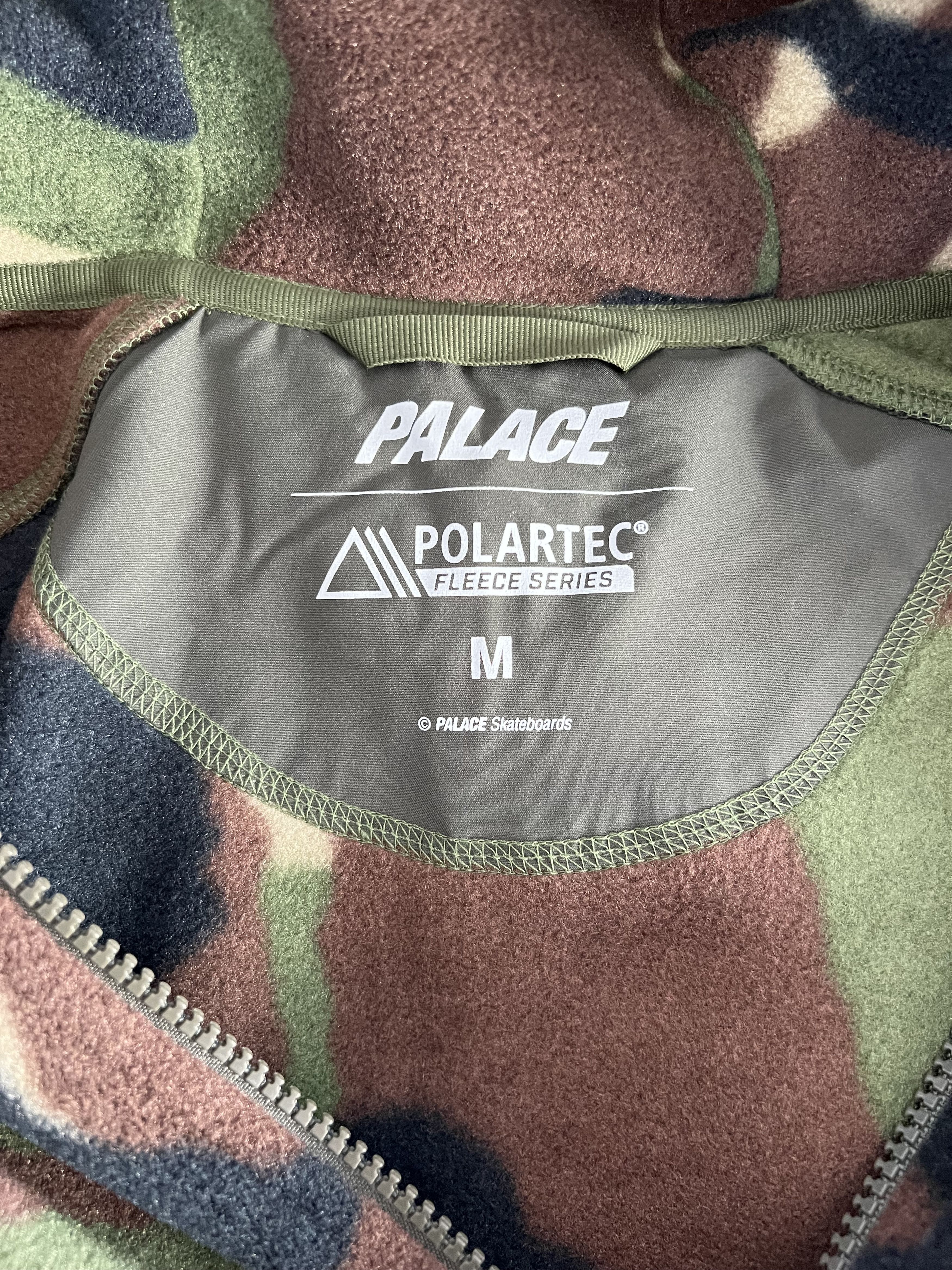 Palace Palace Polartec Fleece 3M Hooded Jacket in Camo Size US M / EU 48-50 / 2 - 6 Thumbnail