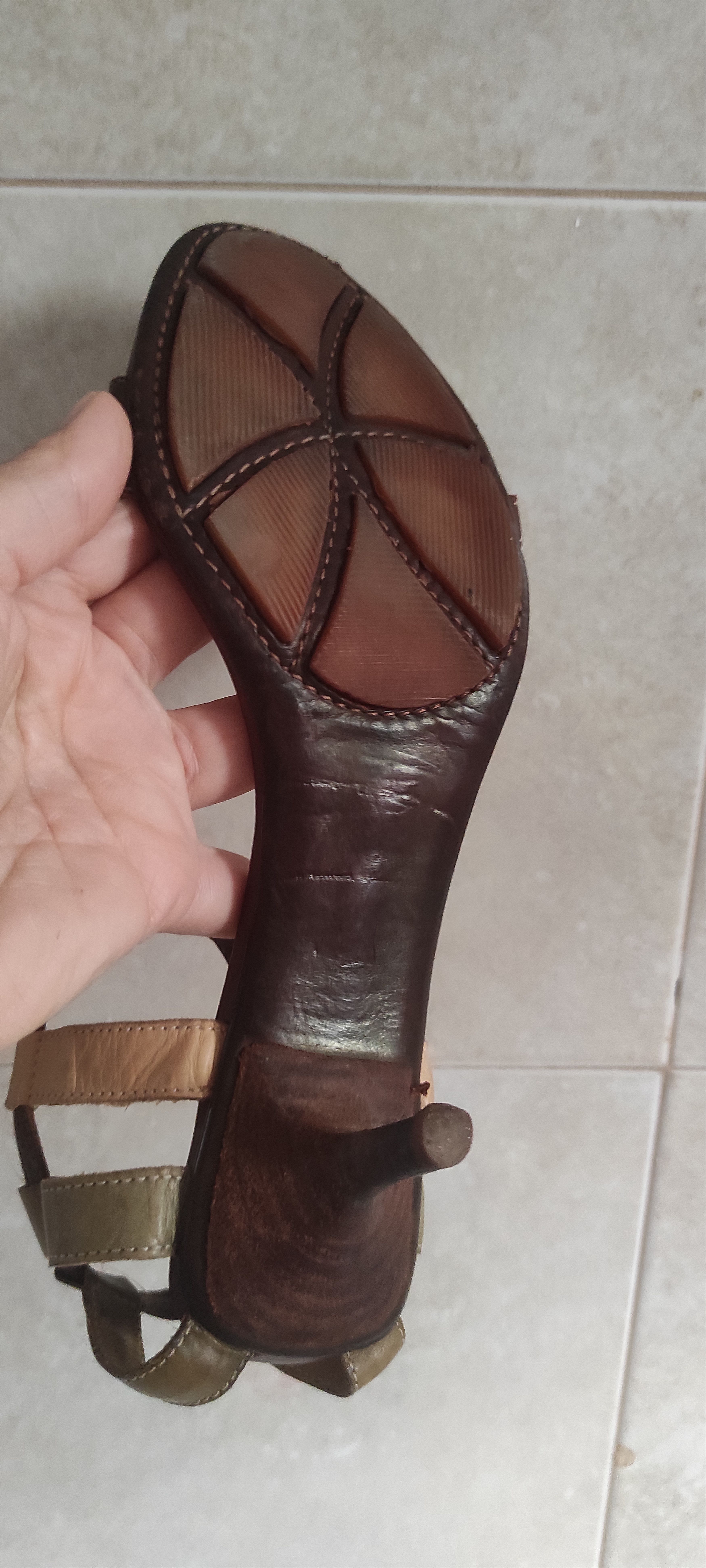 Leather × Miss Sixty × Vintage Miss Sixty Y2K Leather Kitten Heel Open Toe Strappy Sandals Size US 7 / IT 37 - 11 Thumbnail