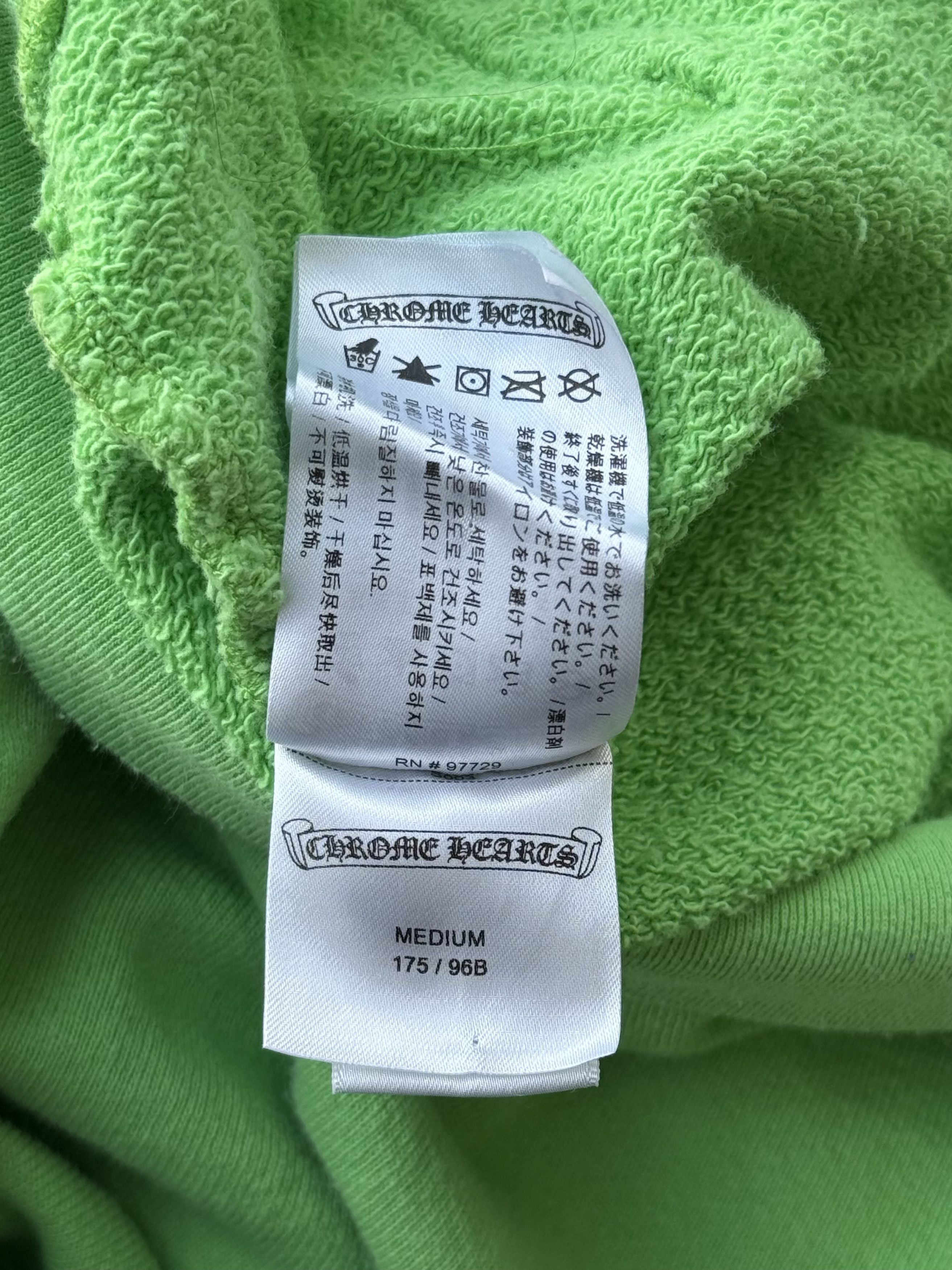 Chrome Hearts Chrome Hearts Green Sex Records Logo Hoodie Size US M / EU 48-50 / 2 - 6 Thumbnail