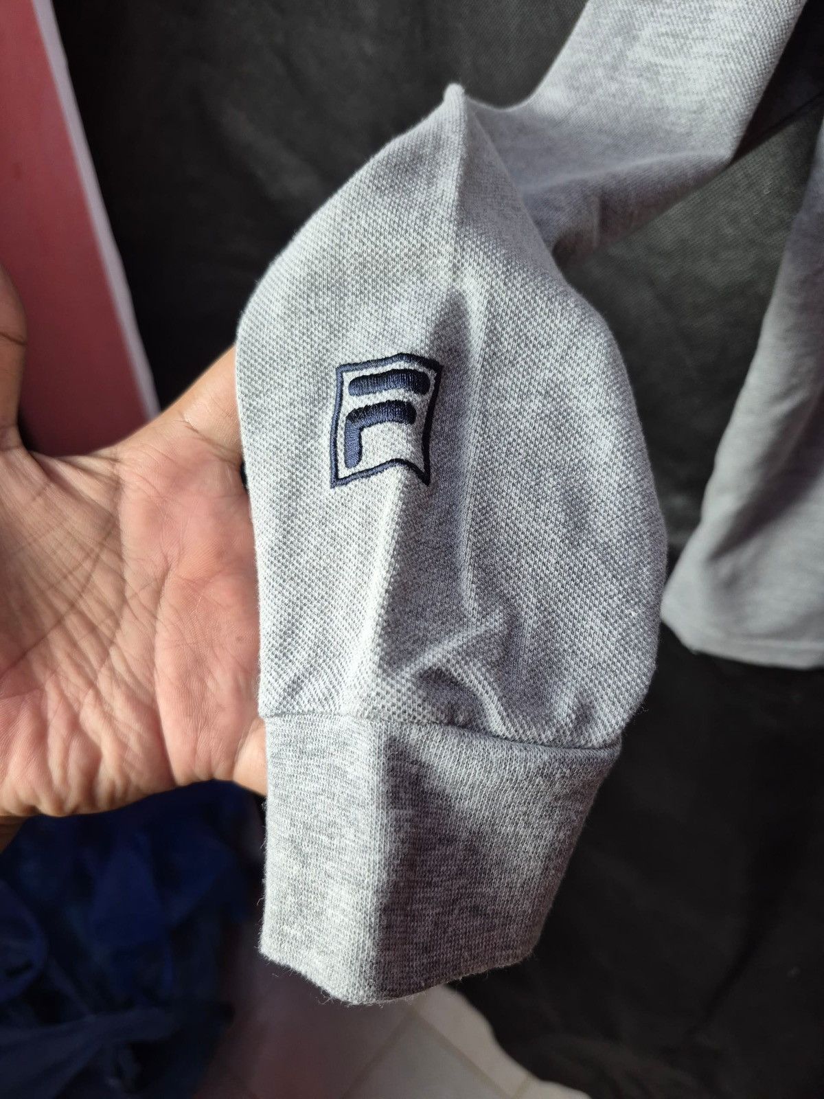 Fila 🔥 Fila Small Logo Longsleeves Polo Tee Casual Hooligan Size US M / EU 48-50 / 2 - 4 Thumbnail