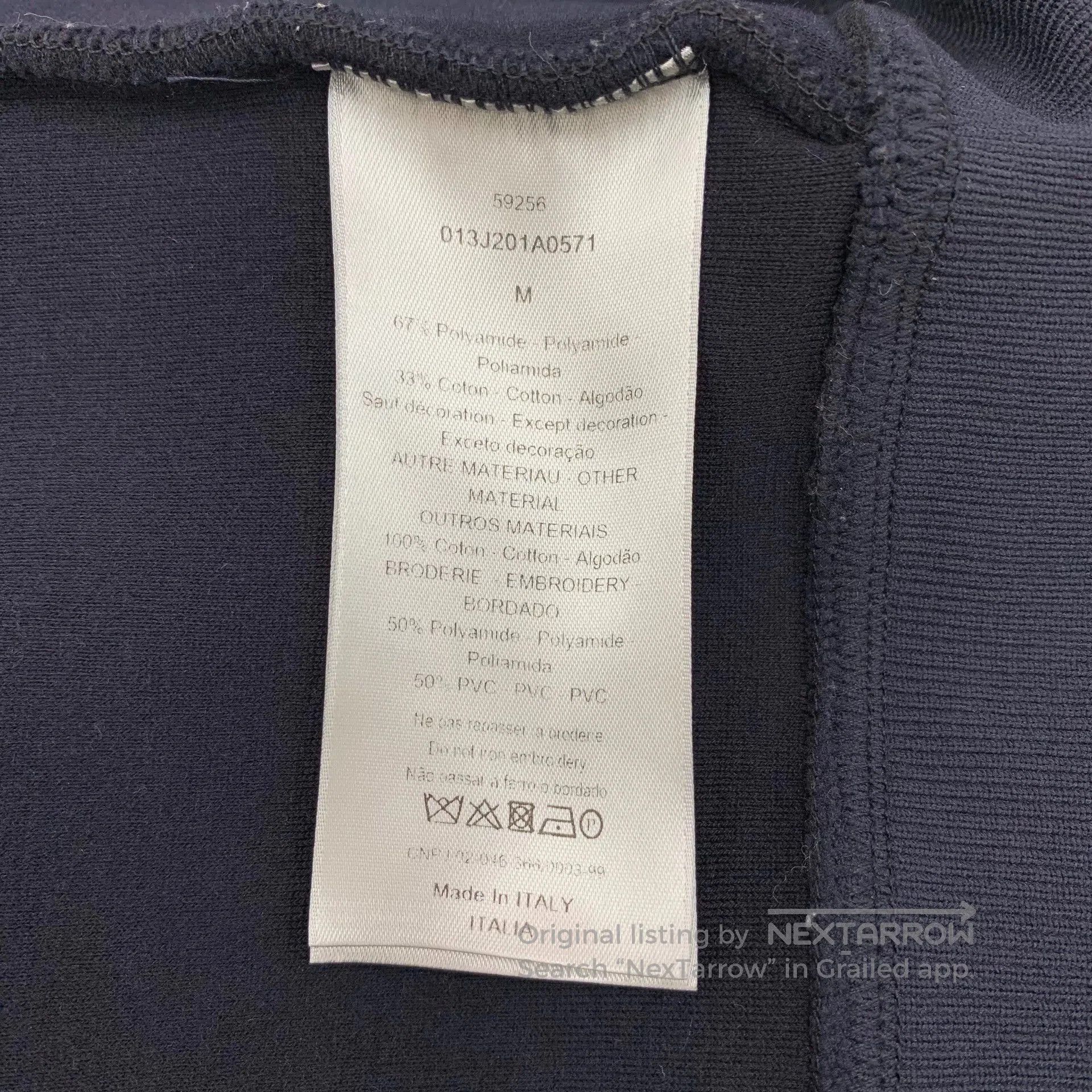 Dior Dior Logo Flocked Collar Zip Jacket. Size US M / EU 48-50 / 2 - 7 Thumbnail