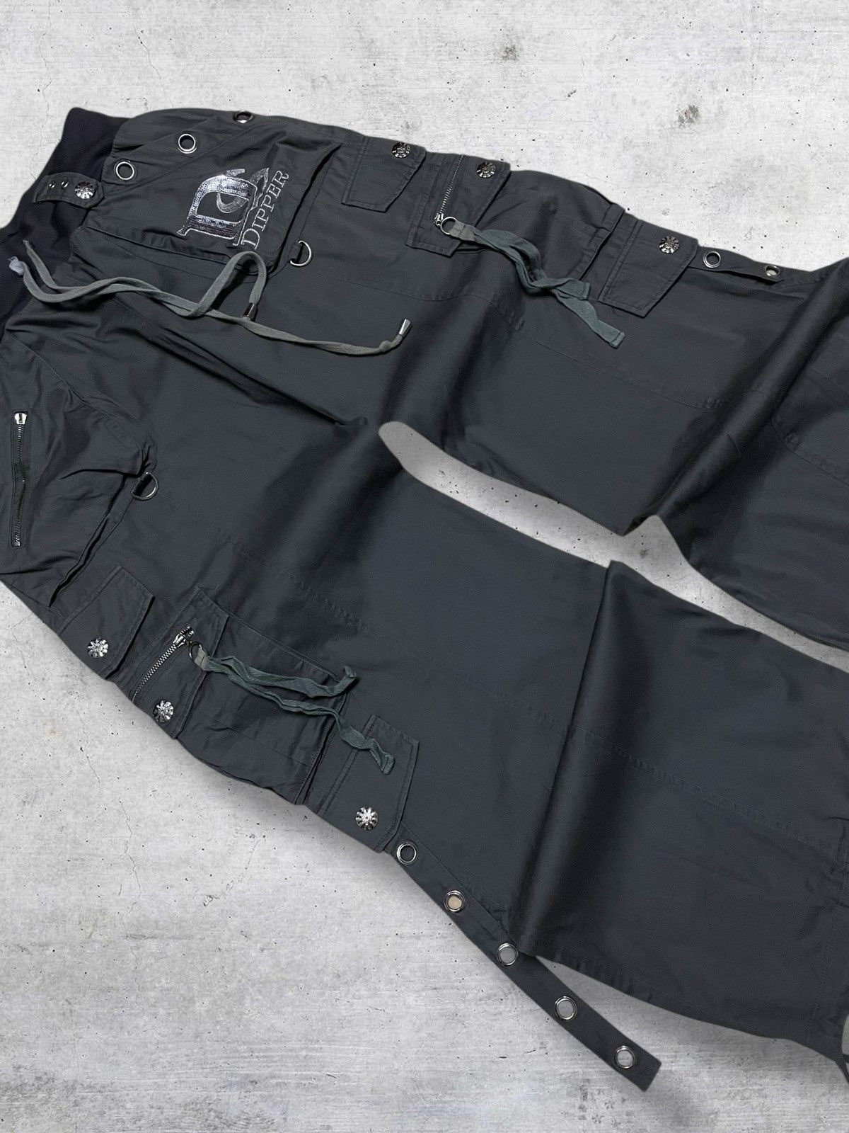 GOA VINTAGE DIPPERS JAPAN DESIGNER 90S BONDAGE UTILITY PUNK PANT Size US 28 / EU 44 - 6 Thumbnail