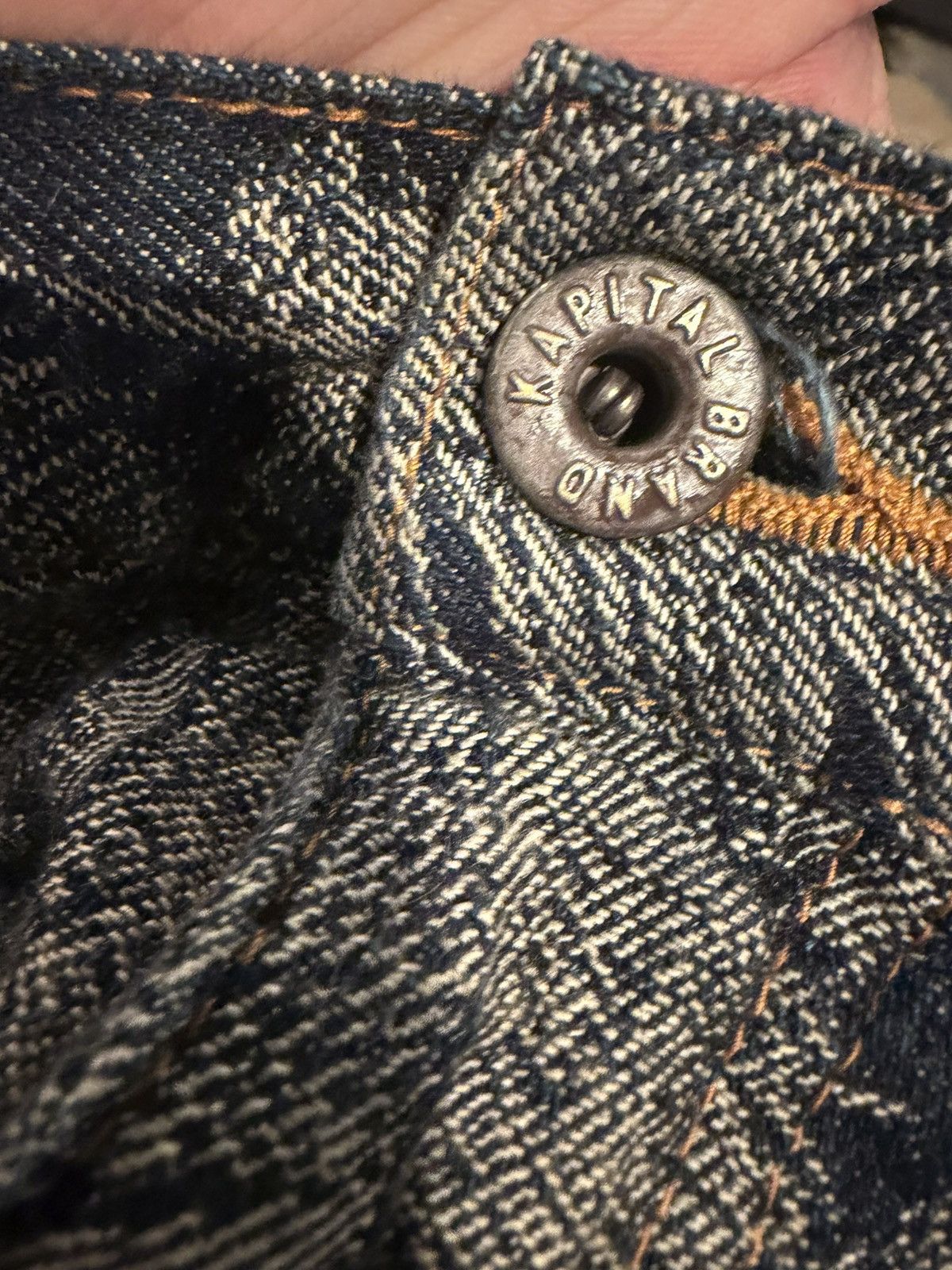Kapital Kapital Feather Denim Shorts Size US 36 / EU 52 - 7 Thumbnail