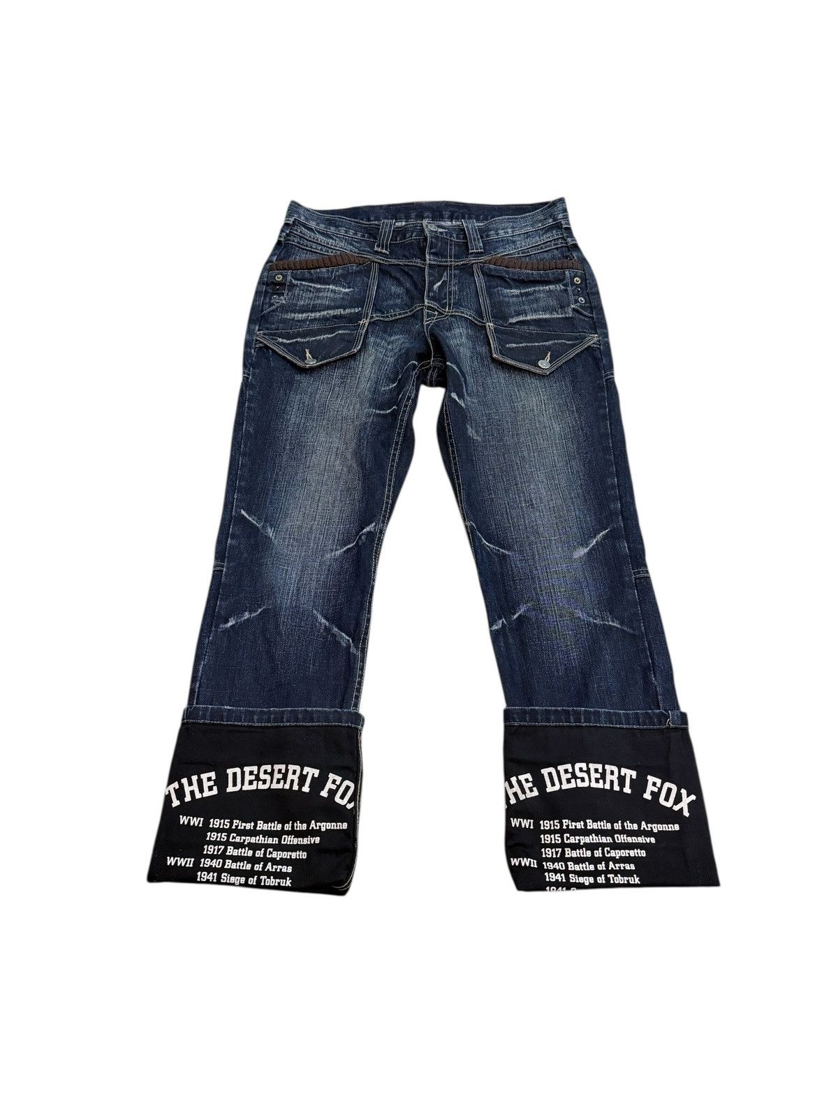 PPFM PPFM THE DESERT FOX DENIM JEANS Size US 33 - 3 Thumbnail