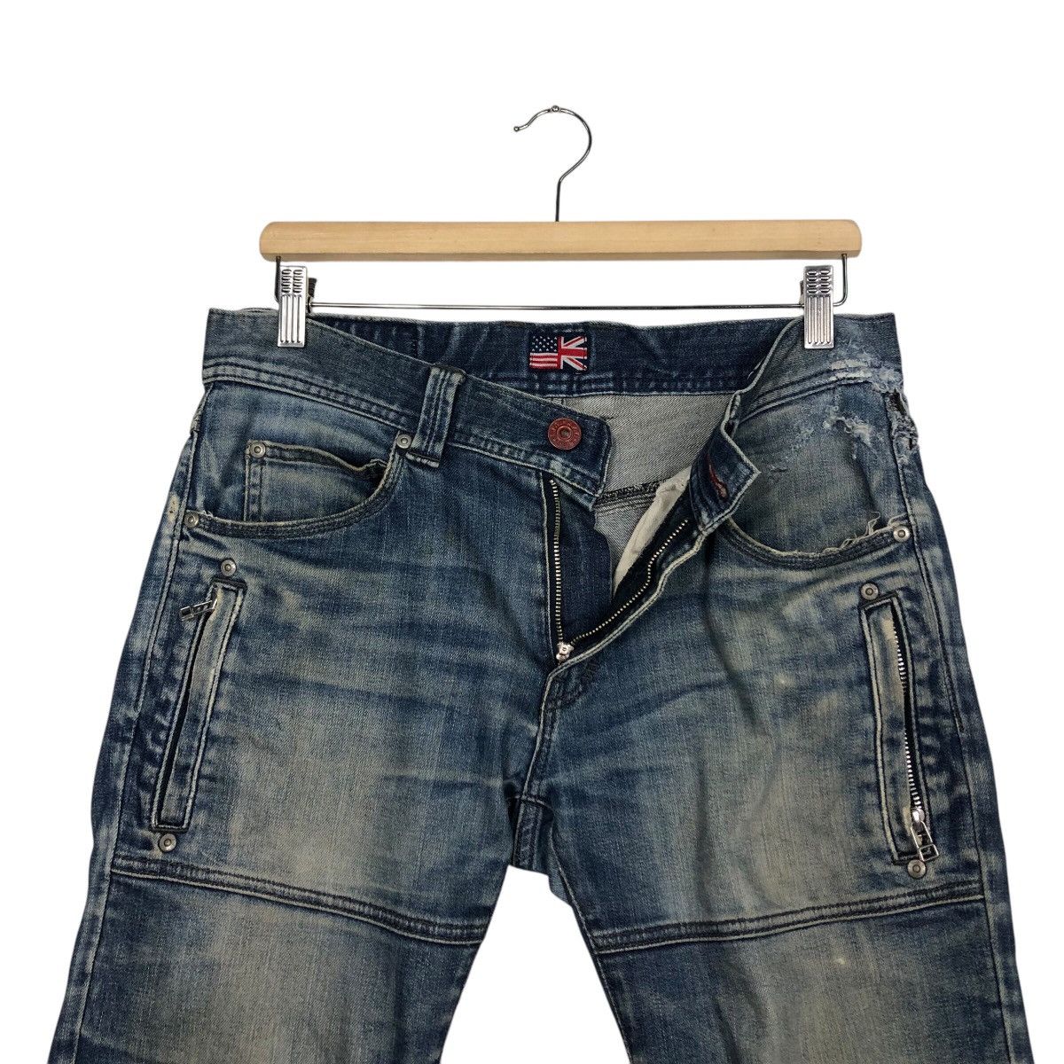 Japanese Brand 📌Vintage Denim Pants Biker Rupert Japan Size US 32 / EU 48 - 20 Thumbnail