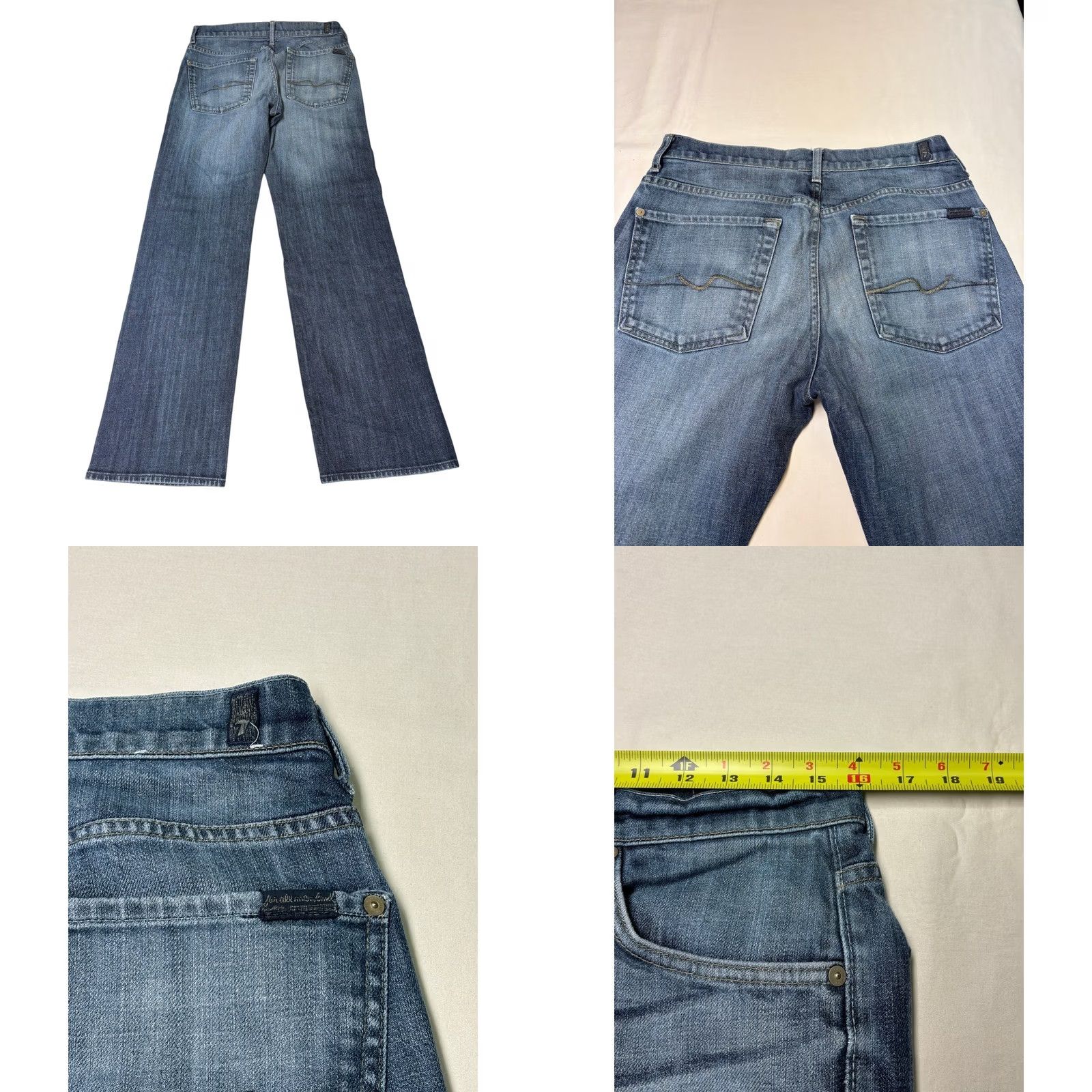7 For All Mankind 7 For All Mankind Austyn Relaxed Straight Leg Jeans Mens 32X31 Blue Denim USA Shirt? Size US 32 / EU 48 - 8 Thumbnail
