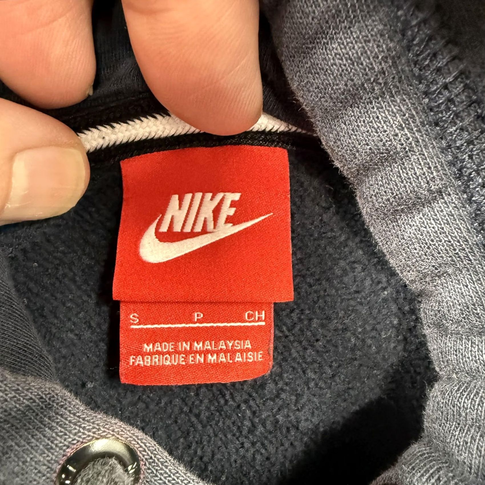 Nike Nike Hoodie Mens Small Blue Pullover Fleece Sweatshirt Big Logo Graphic Size US S / EU 44-46 / 1 - 3 Thumbnail