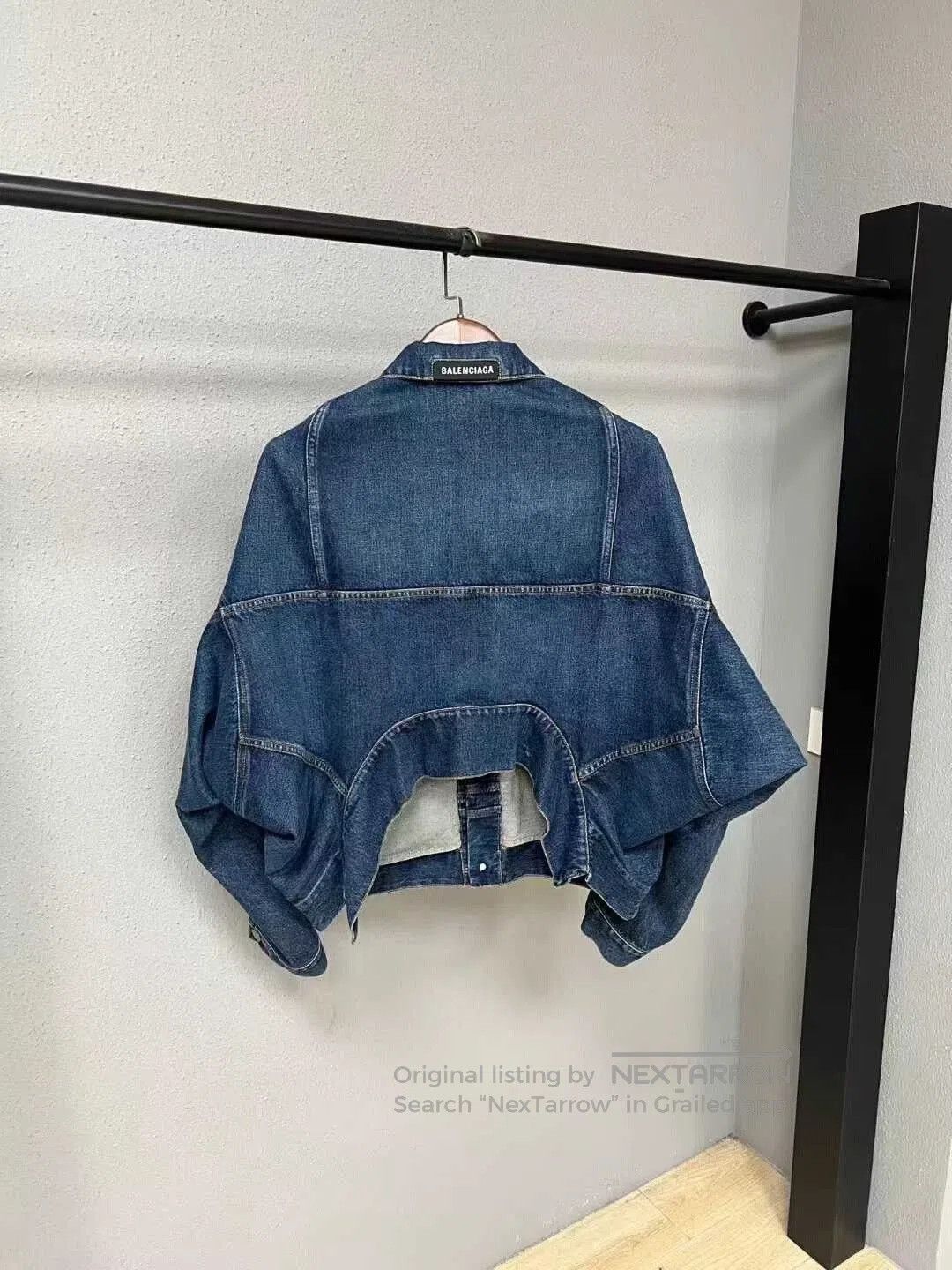 Balenciaga Oversized Denim Jacket Size 38.