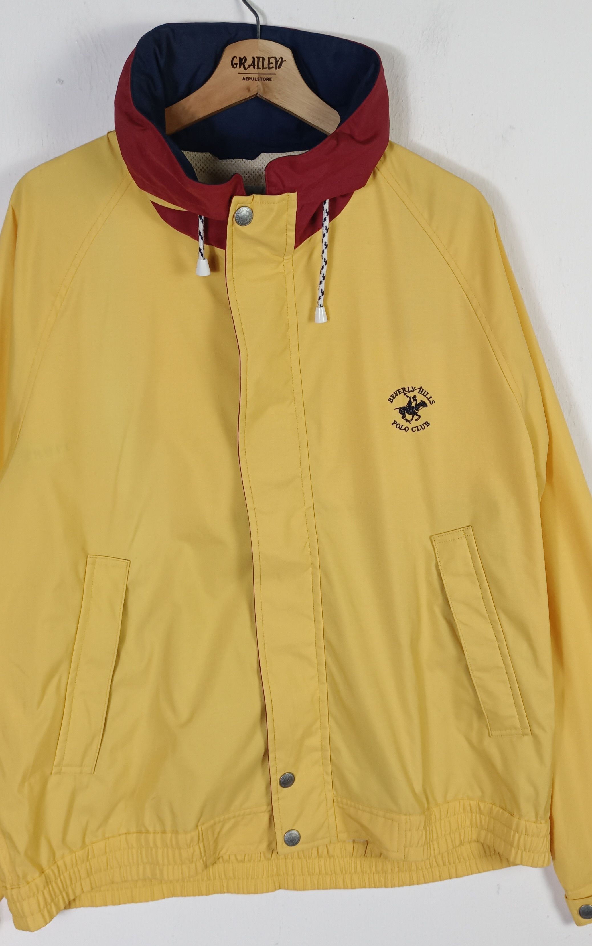 Beverly Hills Polo Club Vintage 90s Polo Club Baverly Hills Windbraker Size US XXL / EU 58 / 5 - 4 Thumbnail