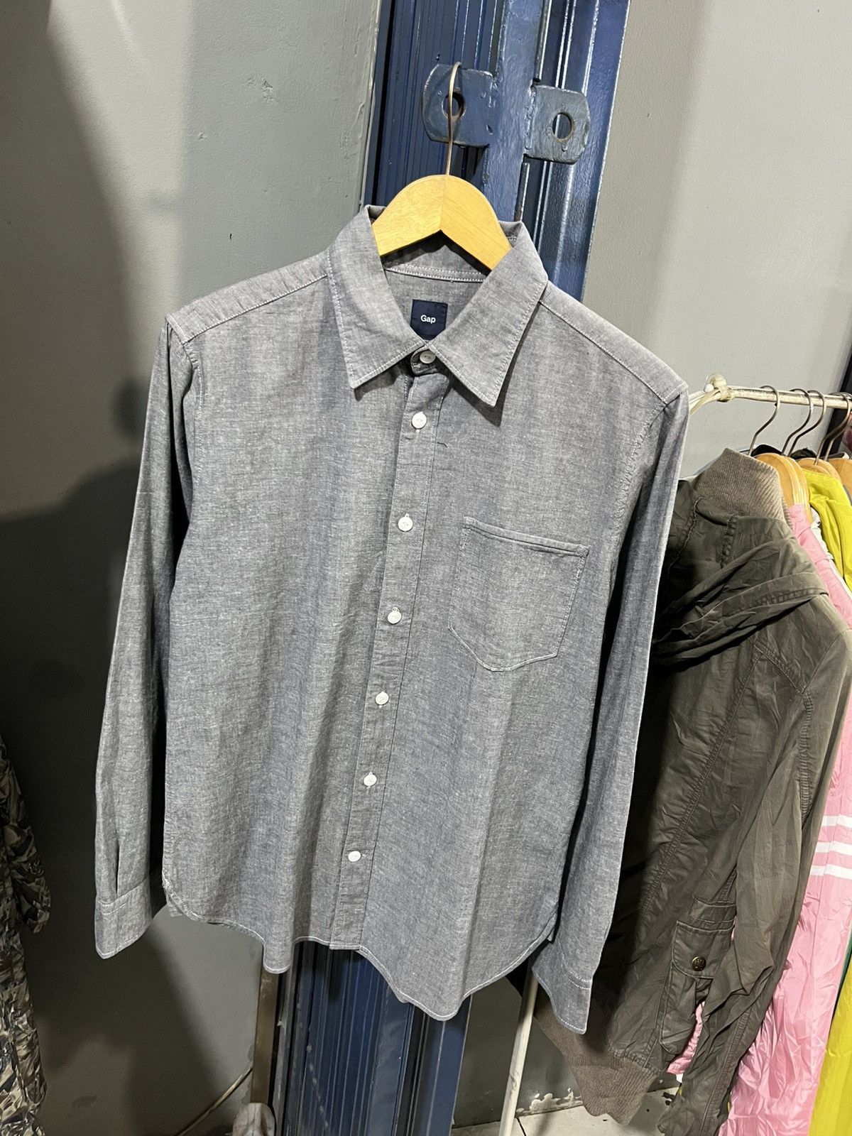 Japanese Brand gap long sleeve button shirt Size US S / EU 44-46 / 1 - 2 Thumbnail