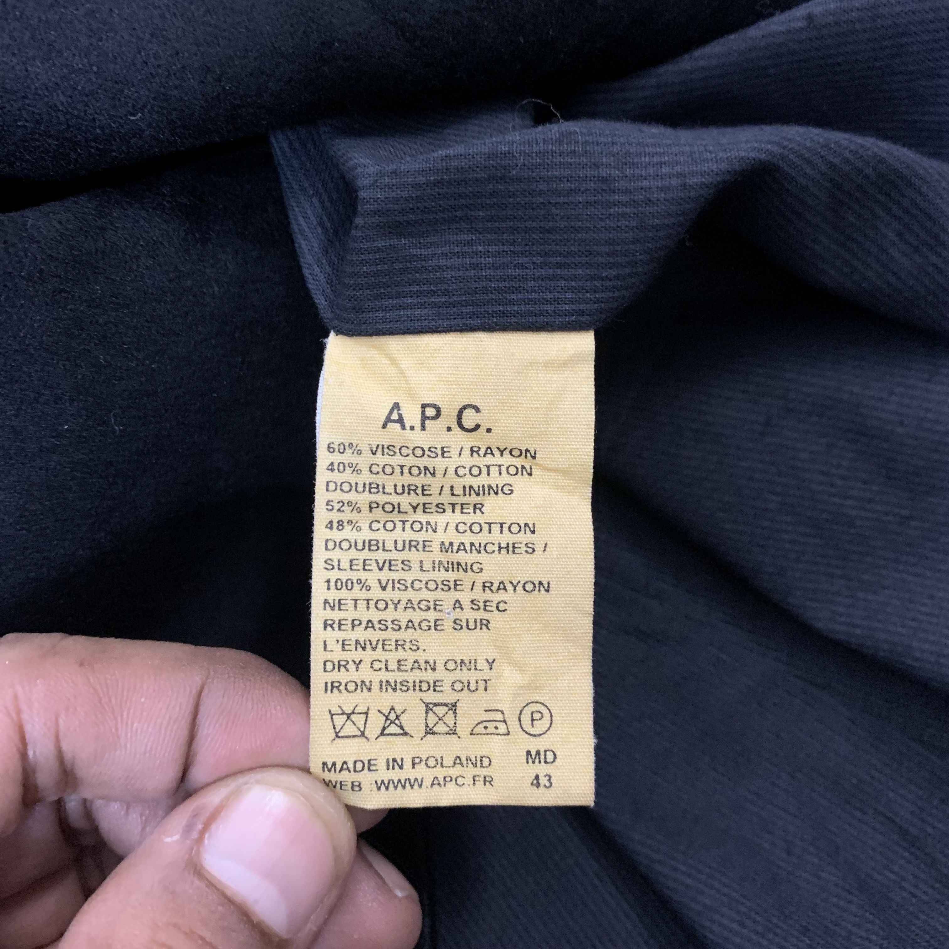 A.P.C. APC Double Breast Jacket Size XS / US 0-2 / IT 36-38 - 5 Thumbnail